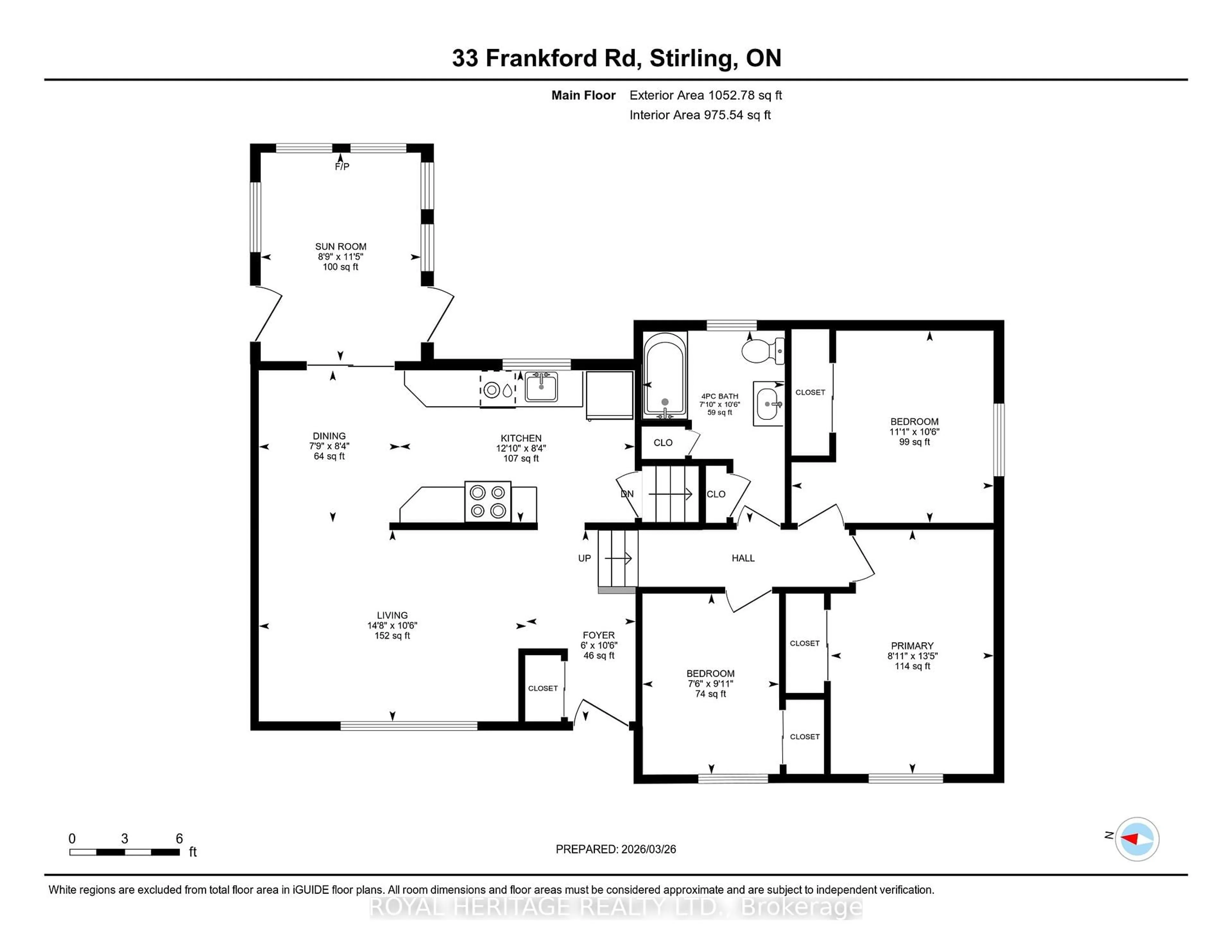 Floor plan for 33 Frankford Rd, Stirling Ontario K0K 3E0