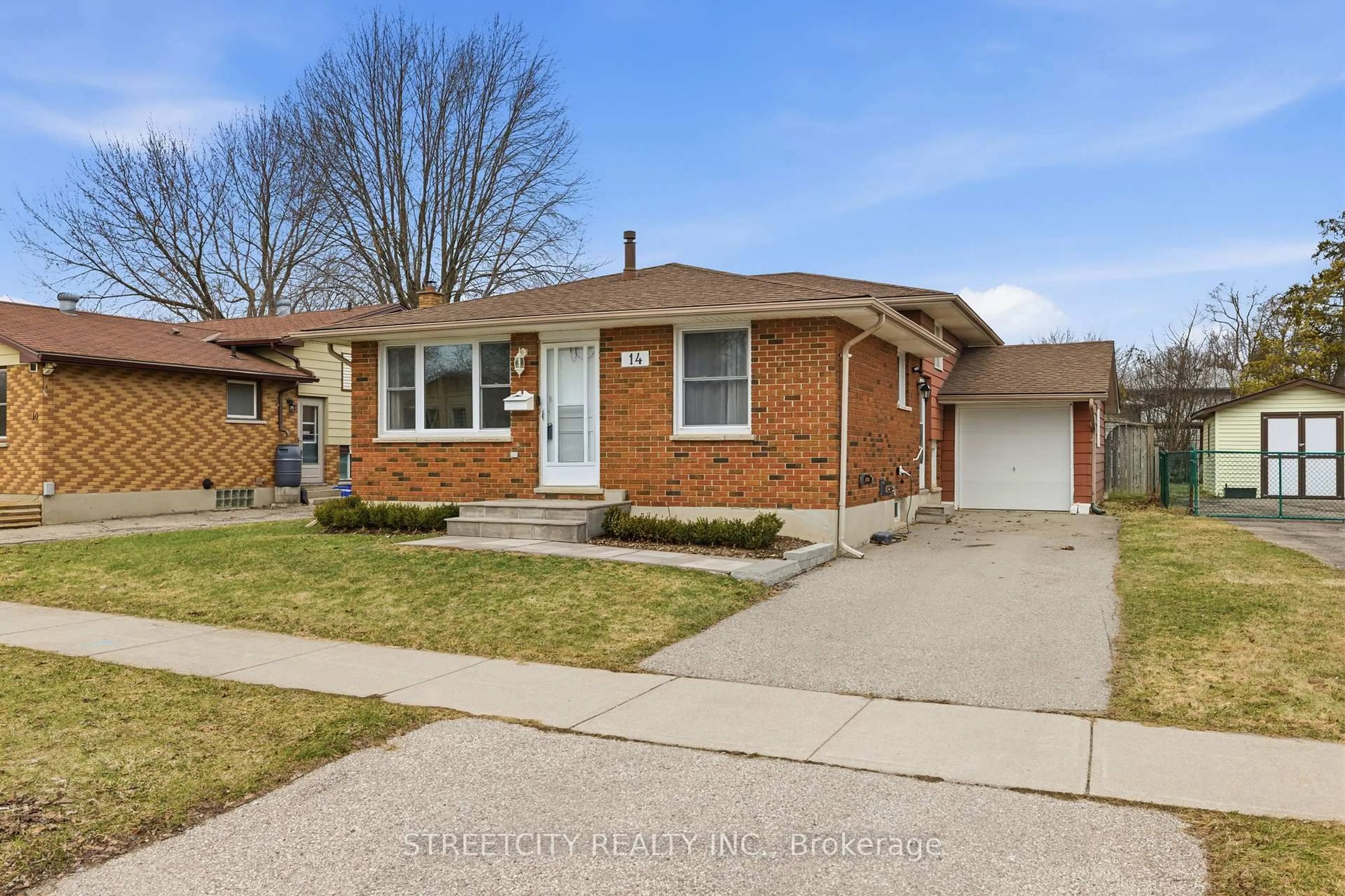 Home with brick exterior material, street for 14 Nicholas Cres, London South Ontario N6E 2E9