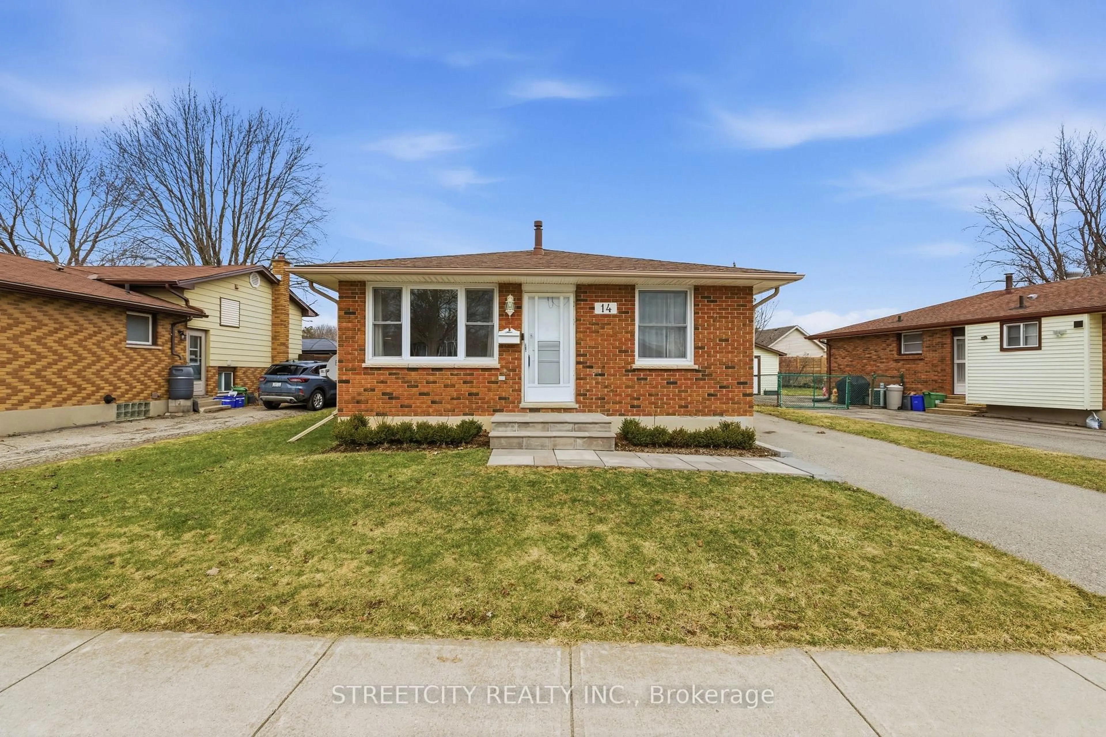 Home with brick exterior material, street for 14 Nicholas Cres, London South Ontario N6E 2E9