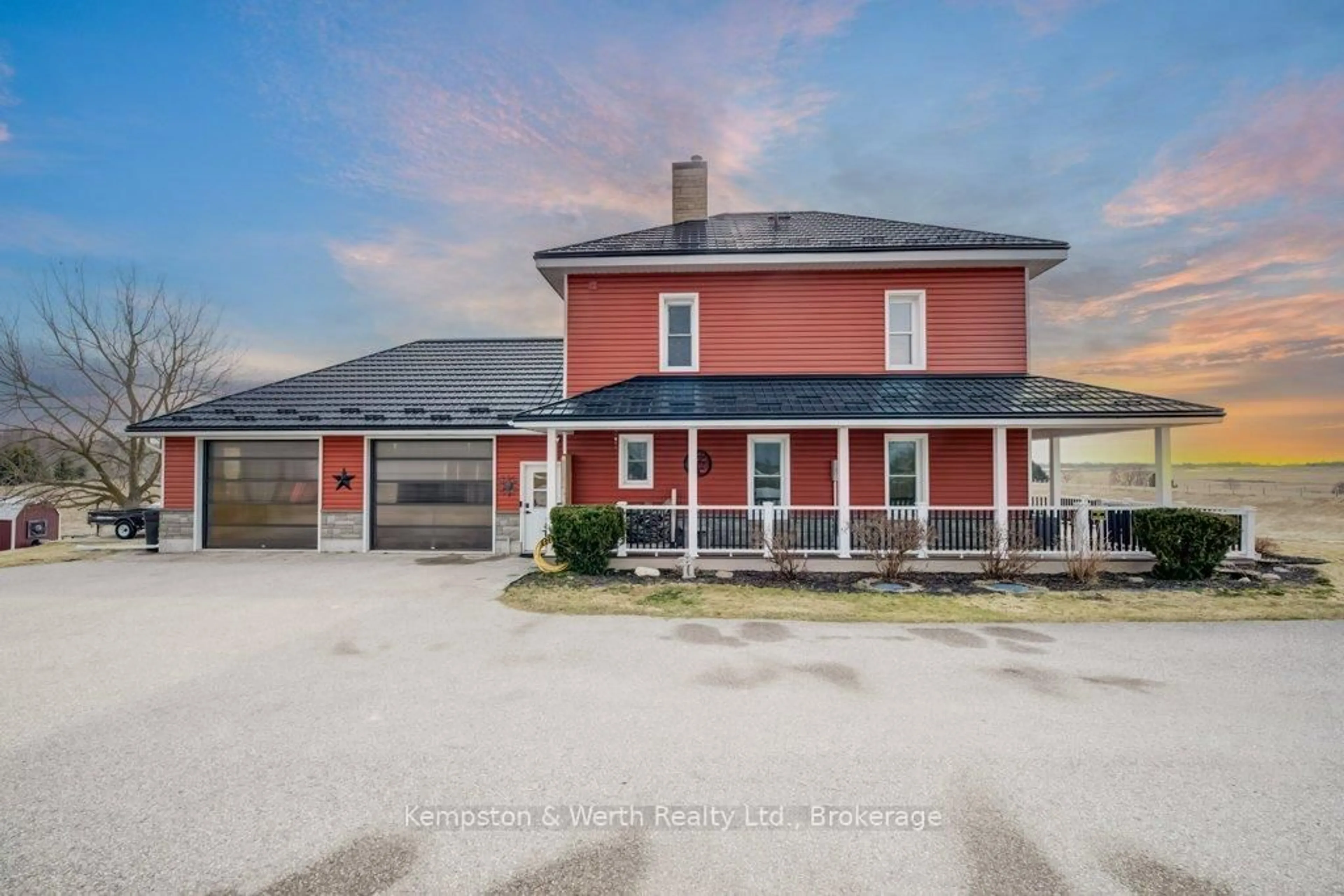 A pic from outside/outdoor area/front of a property/back of a property/a pic from drone, unknown for 43342 AMBERLEY Rd, Howick Ontario N0G 2X0