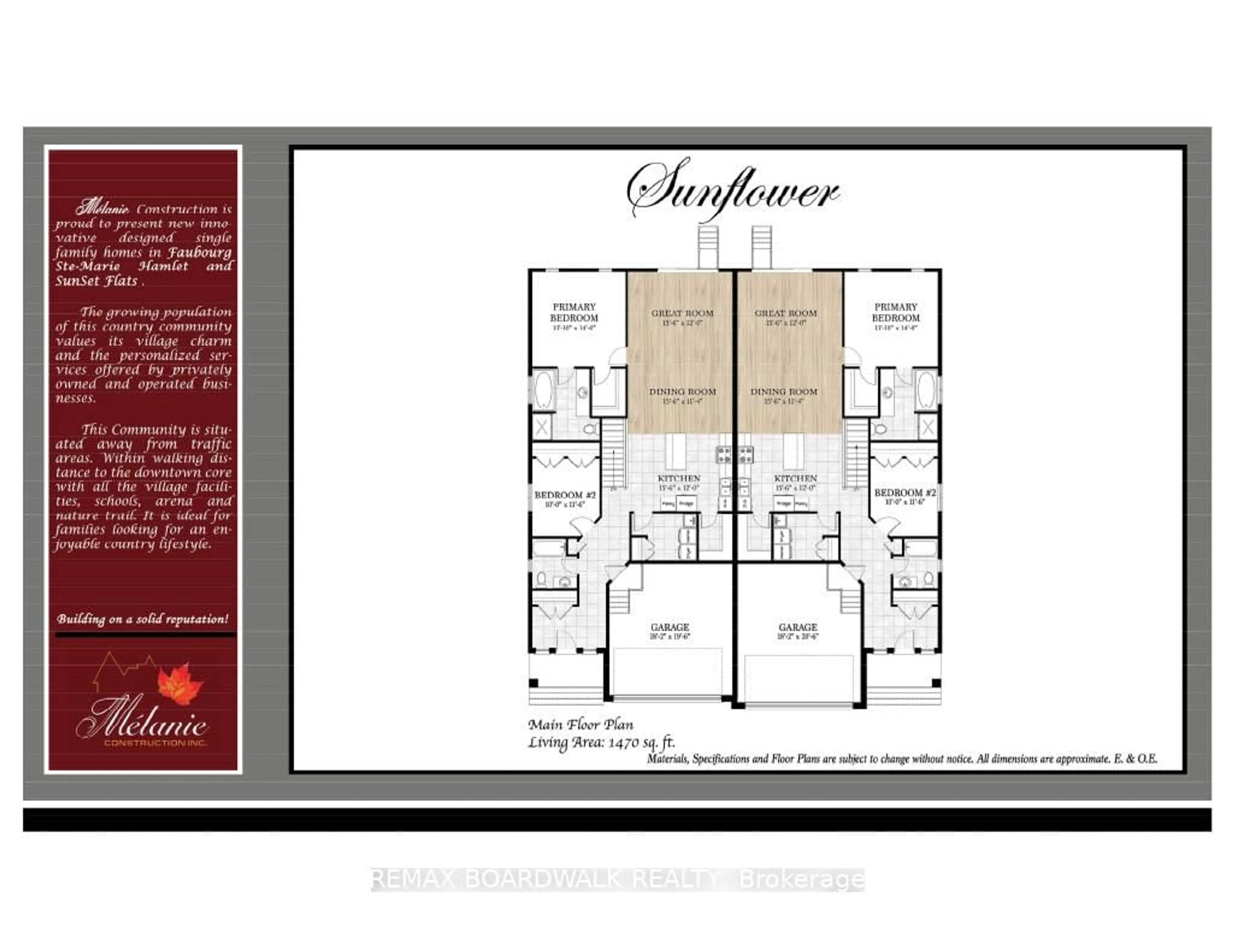 Floor plan for 108 Dove House Gdns, Russell Ontario K4R 1E5