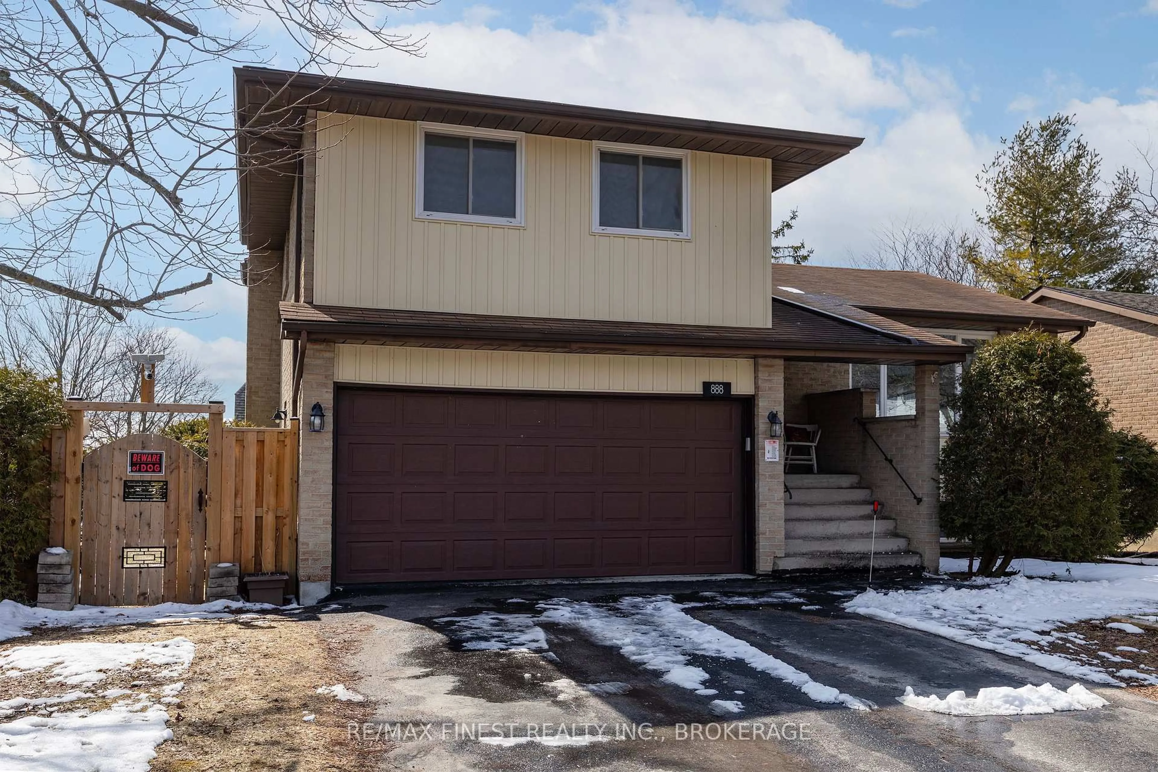 Home with vinyl exterior material, street for 888 Sandringham Pl, Kingston Ontario K7P 1N2