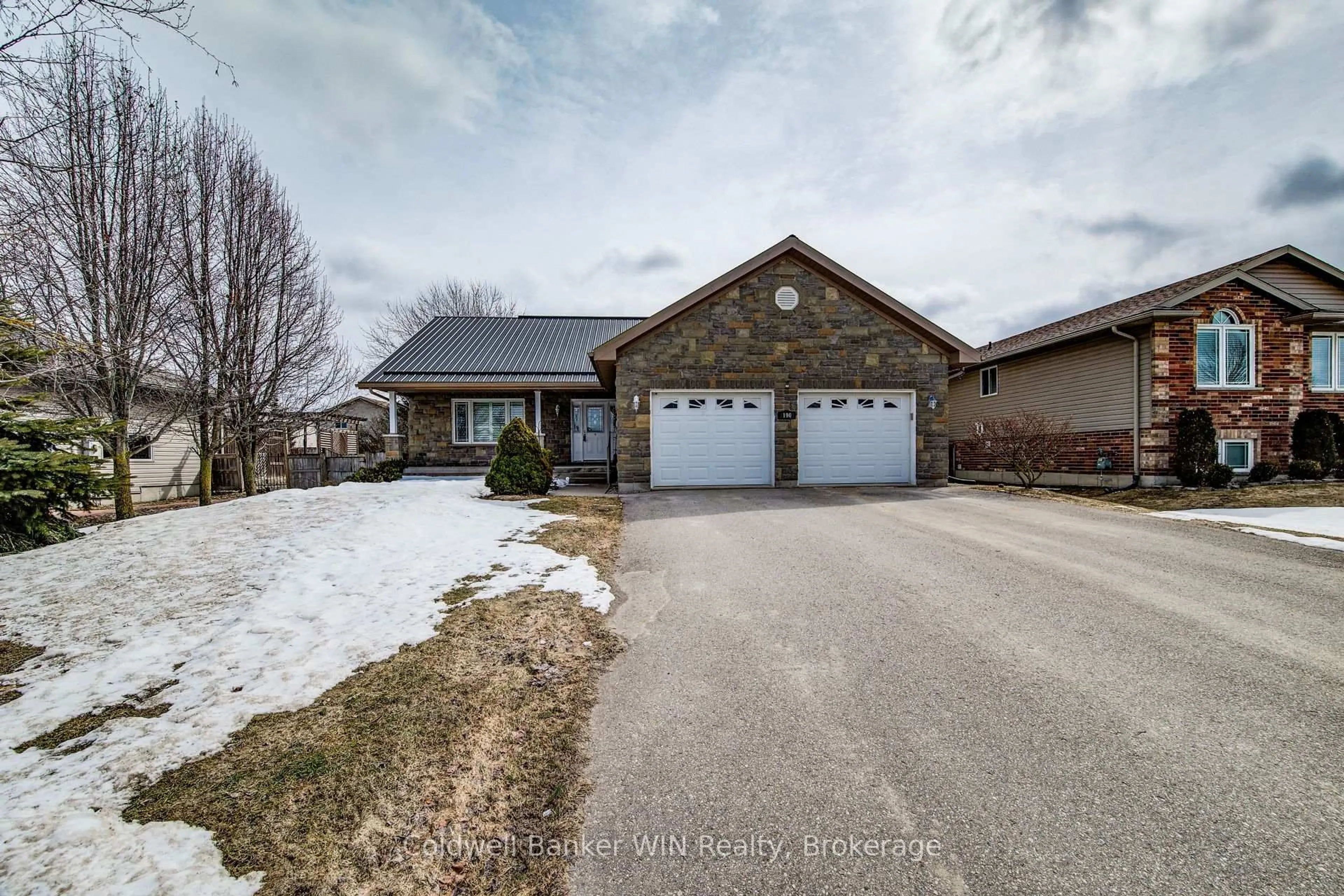 A pic from outside/outdoor area/front of a property/back of a property/a pic from drone, street for 190 Sarah Rd, Wellington North Ontario N0G 2L2