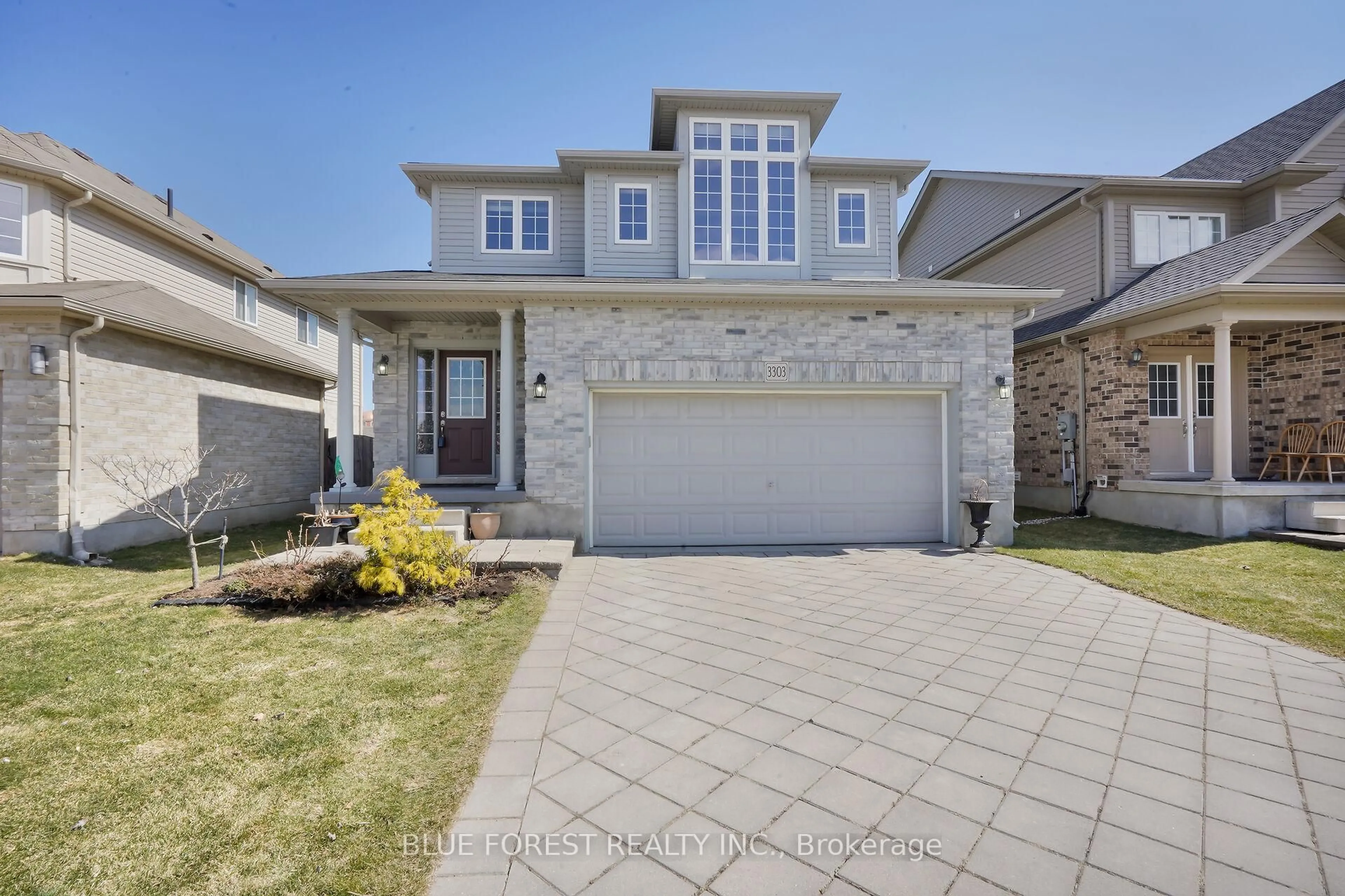 Home with brick exterior material, street for 3303 Jinnies Way, London South Ontario N6L 0B8
