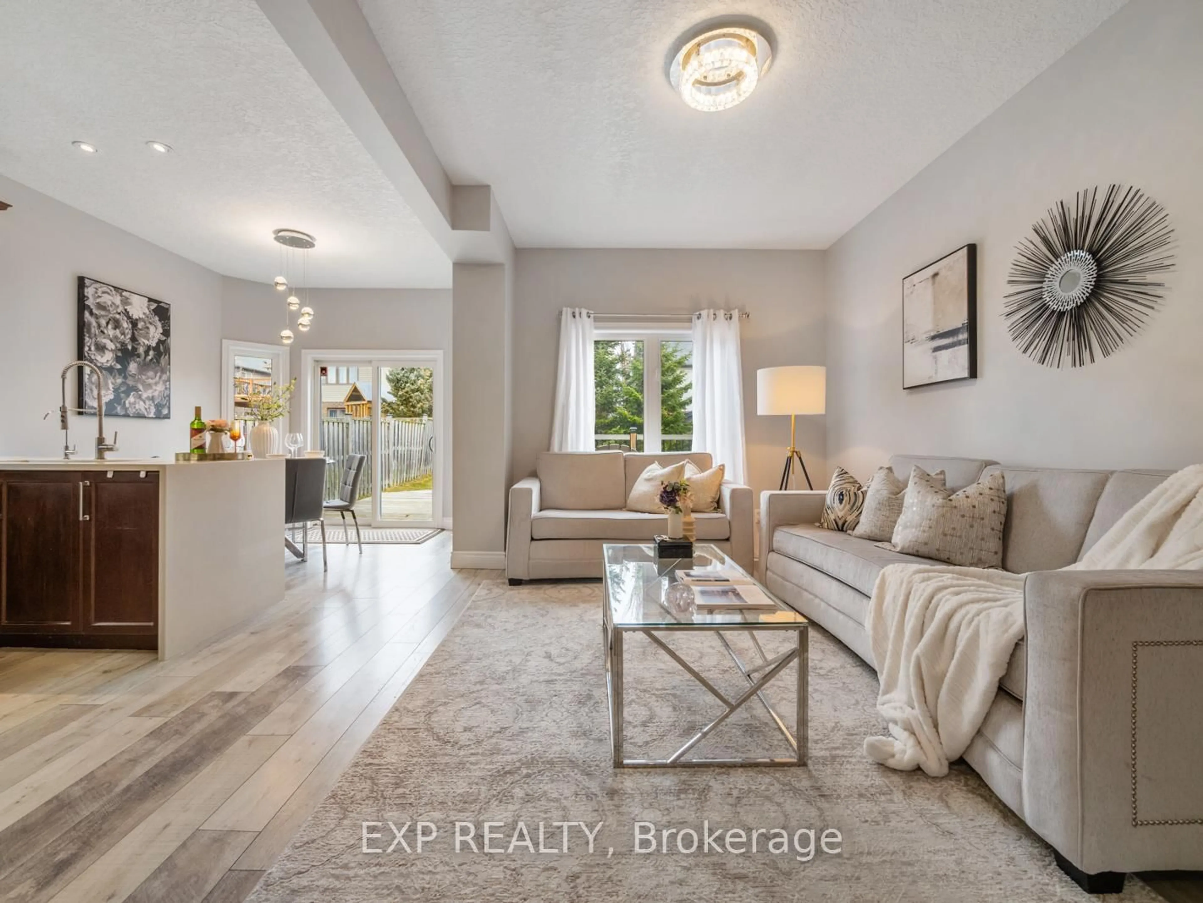 Living room with furniture, unknown for 1260 Old Zeller Dr, Kitchener Ontario N2A 0A2