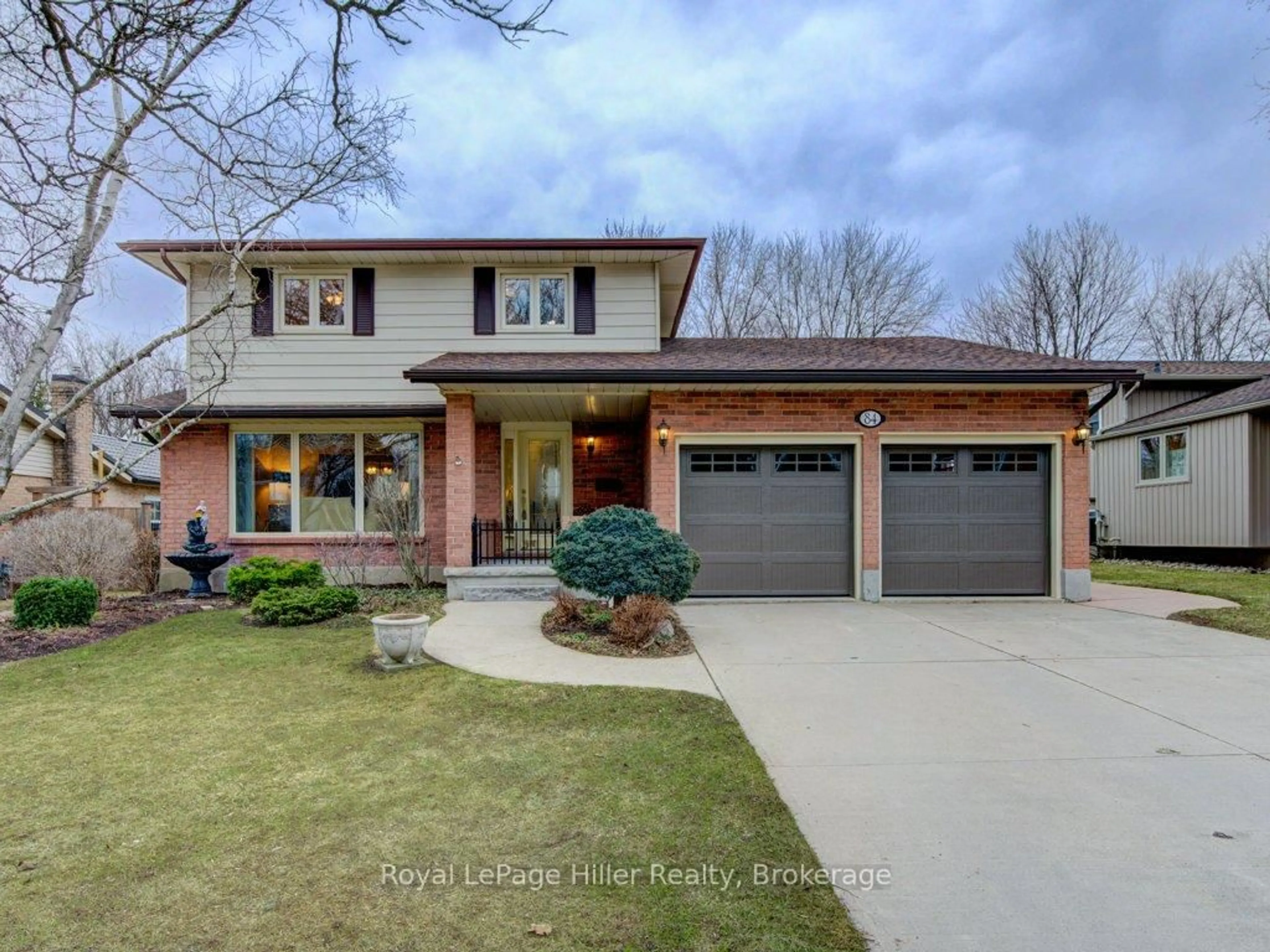 Home with brick exterior material, street for 84 Franklin Dr, Stratford Ontario N5A 7N6