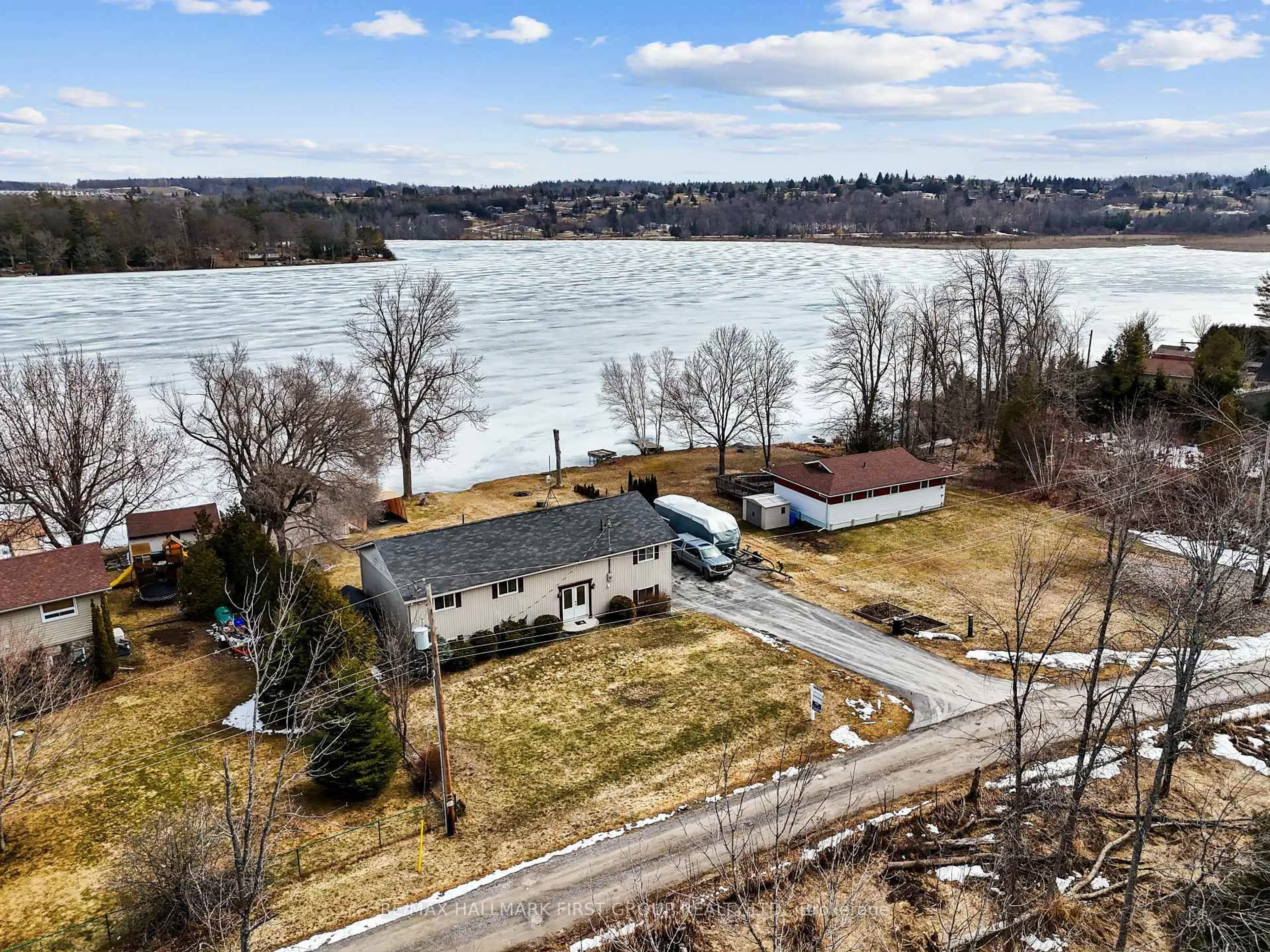 A pic from outside/outdoor area/front of a property/back of a property/a pic from drone, water/lake/river/ocean view for 190 Ingham Rd #8, Alnwick/Haldimand Ontario K0K 2X0