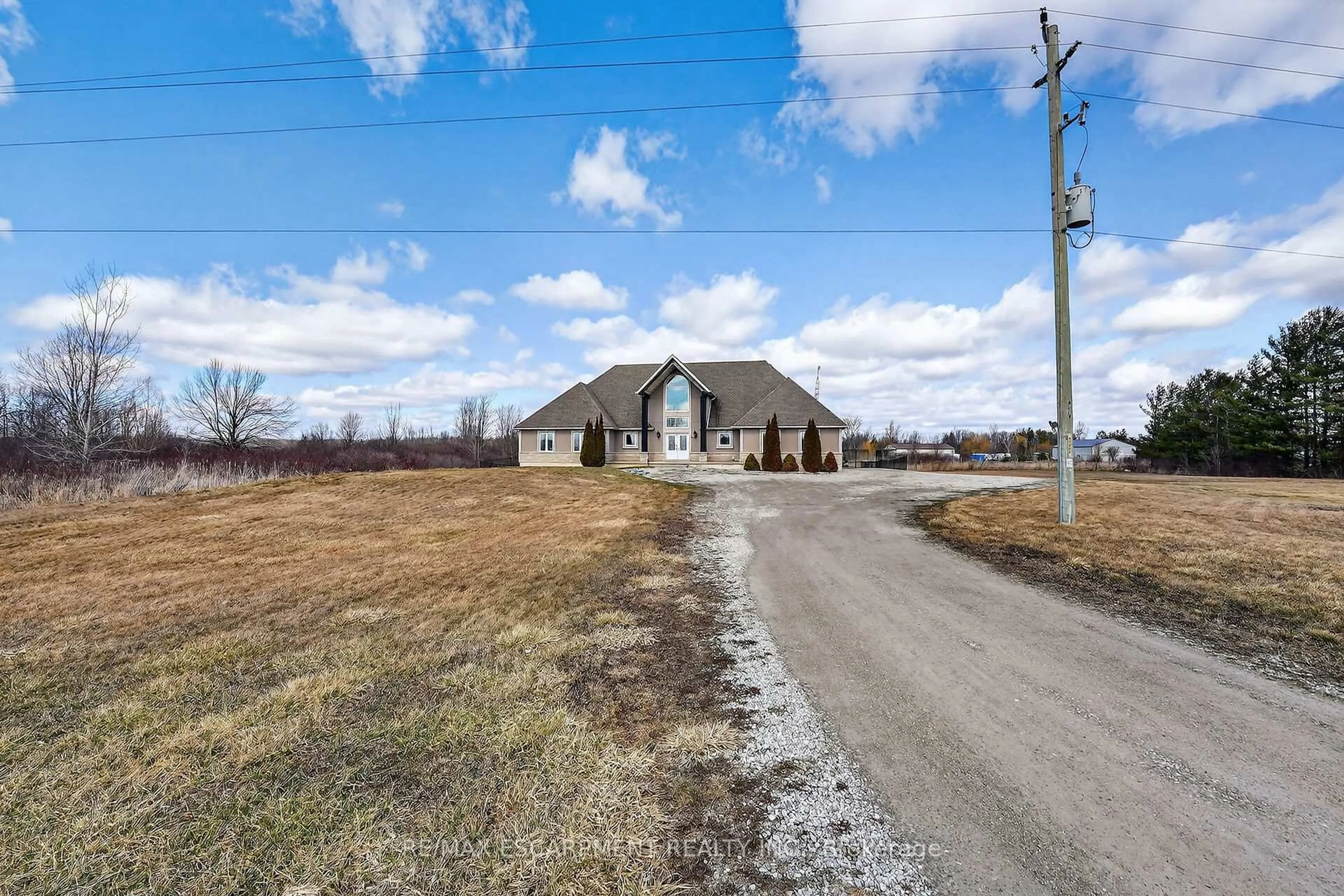 A pic from outside/outdoor area/front of a property/back of a property/a pic from drone, street for 4491 HALDIMAND 20 Rd, Haldimand Ontario N1A 2W3