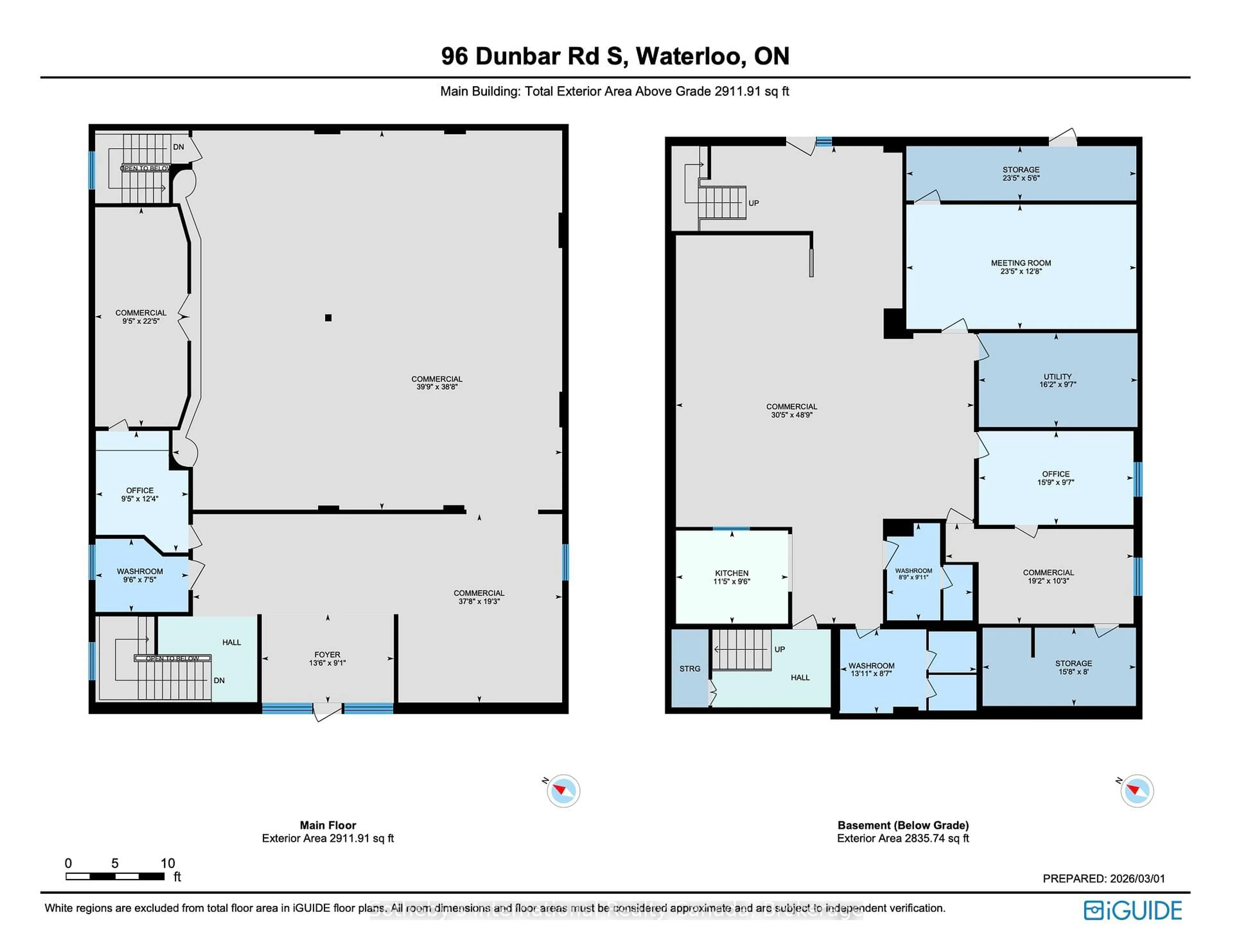 Floor plan for 96 Dunbar Rd, Waterloo Ontario N2L 2E5