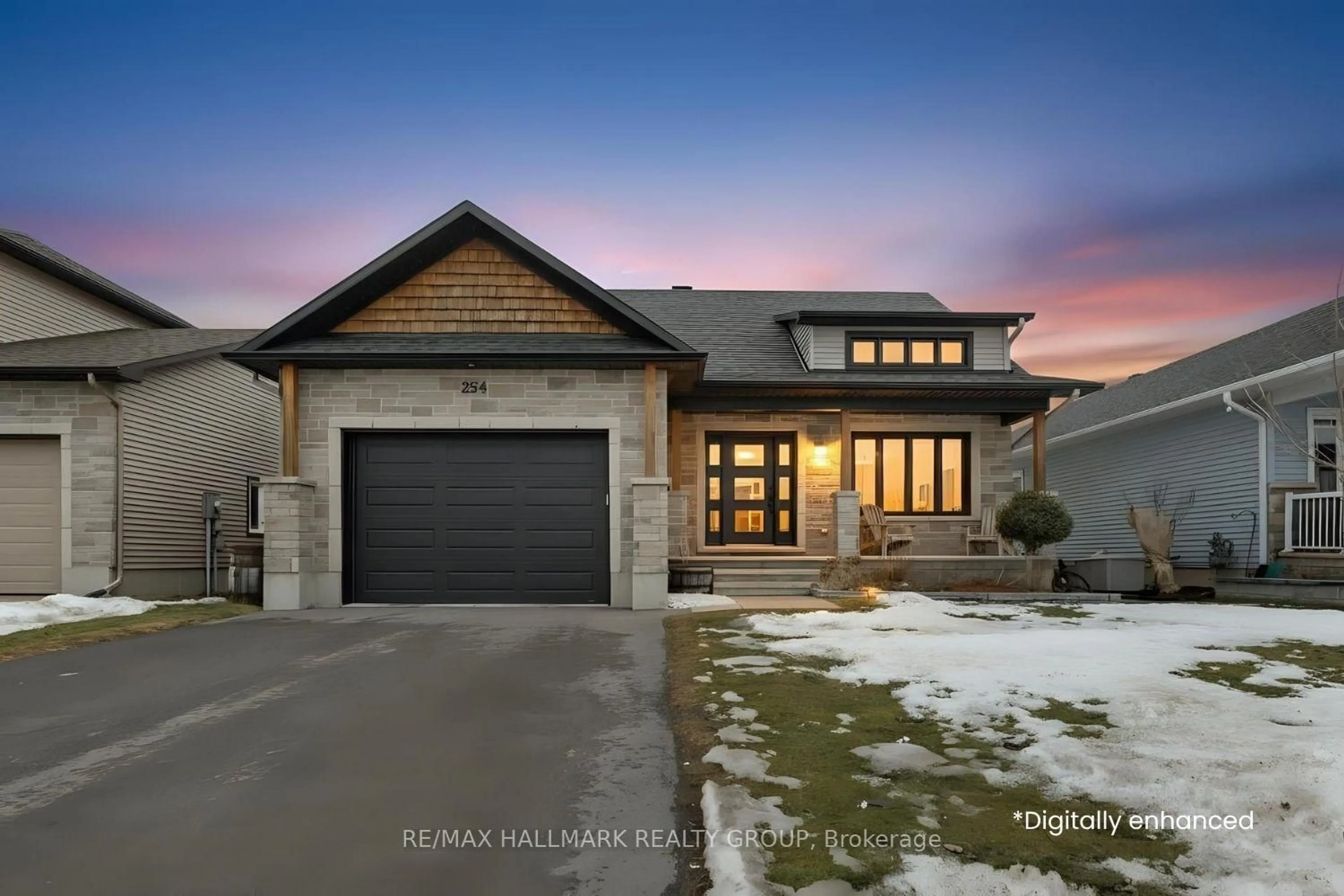 Home with brick exterior material, street for 254 Pioneer Rd, Russell Ontario K4R 0E1