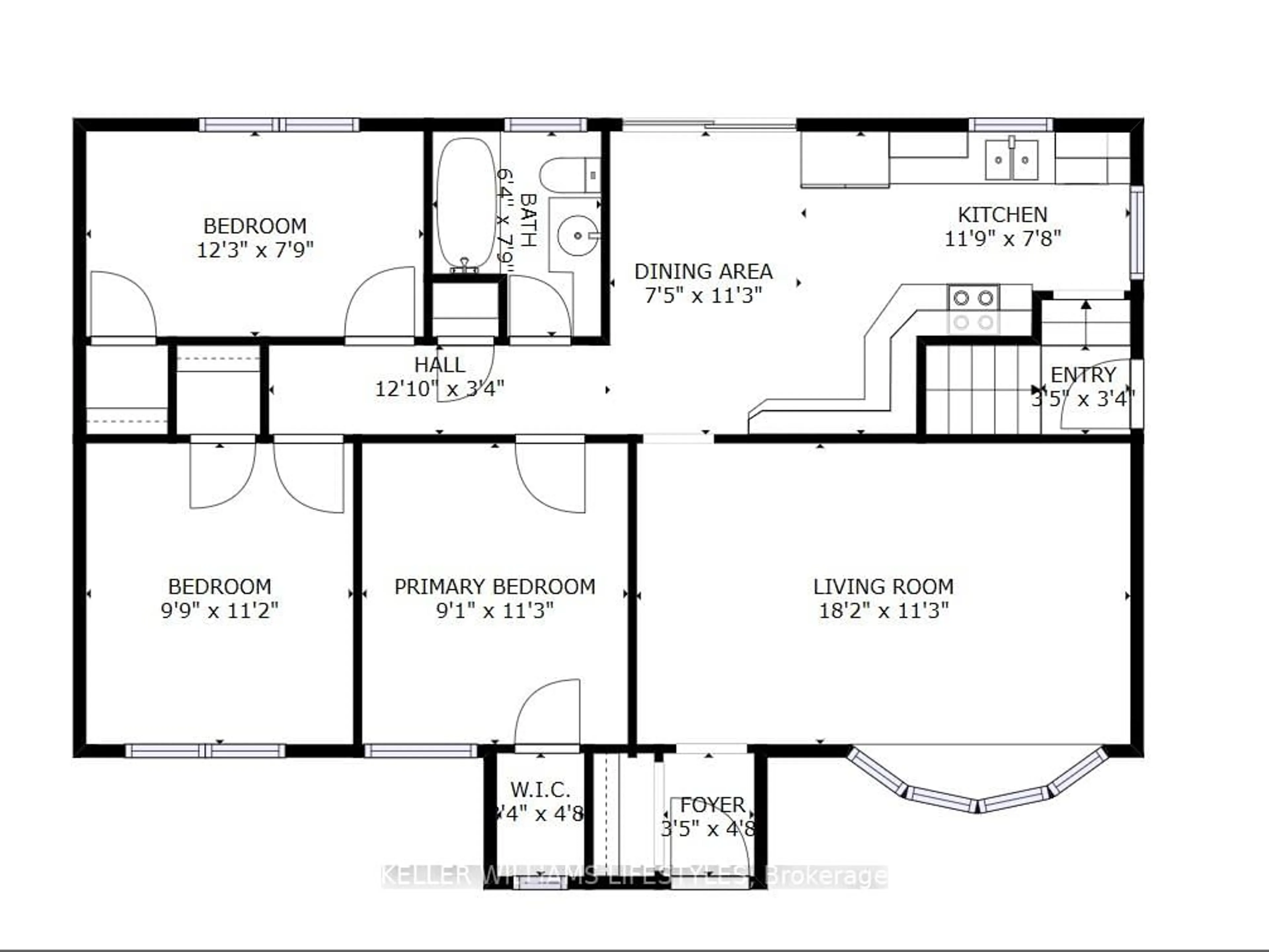 Floor plan for 21 Goldwick Cres, London East Ontario N5V 2K9