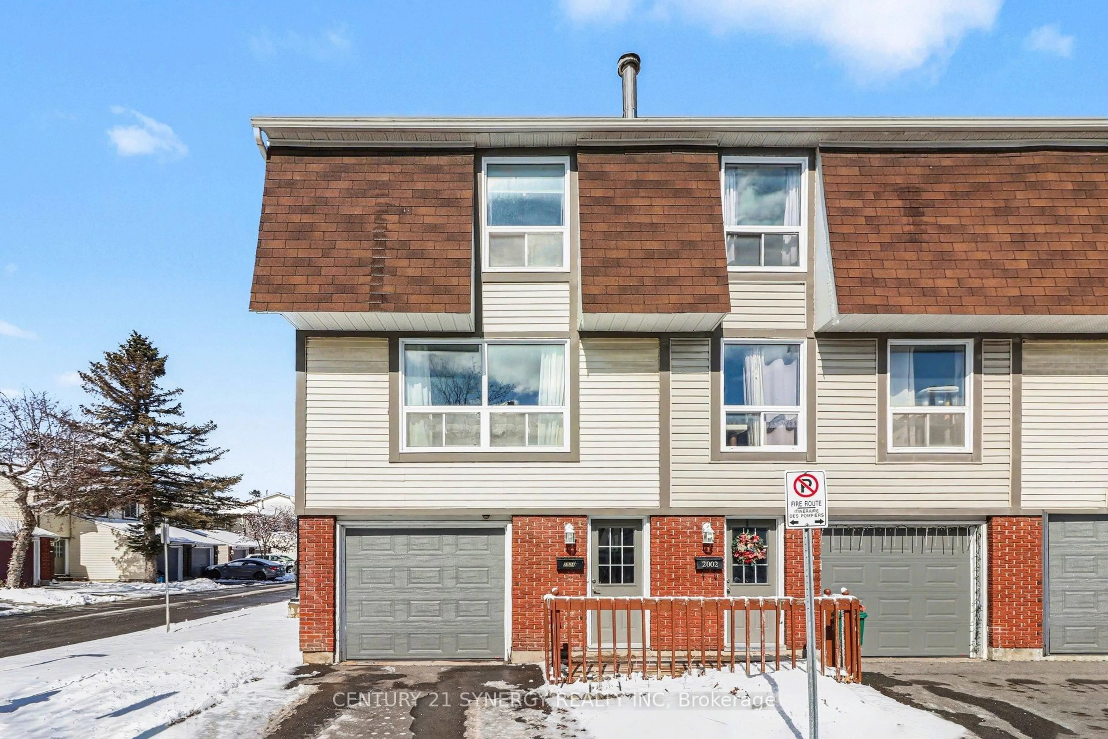 Home with brick exterior material, street for 2004 Greenway Park Lane, Ottawa Ontario K1B 5A8