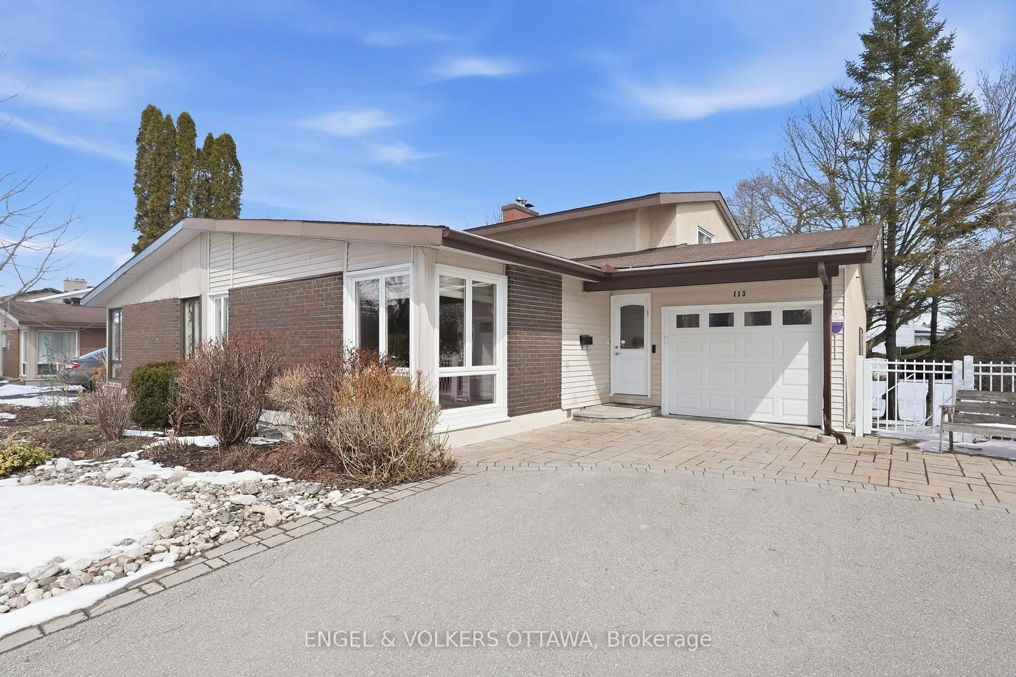 Home with brick exterior material, street for 113 Benlea Dr, Ottawa Ontario K2G 3V3