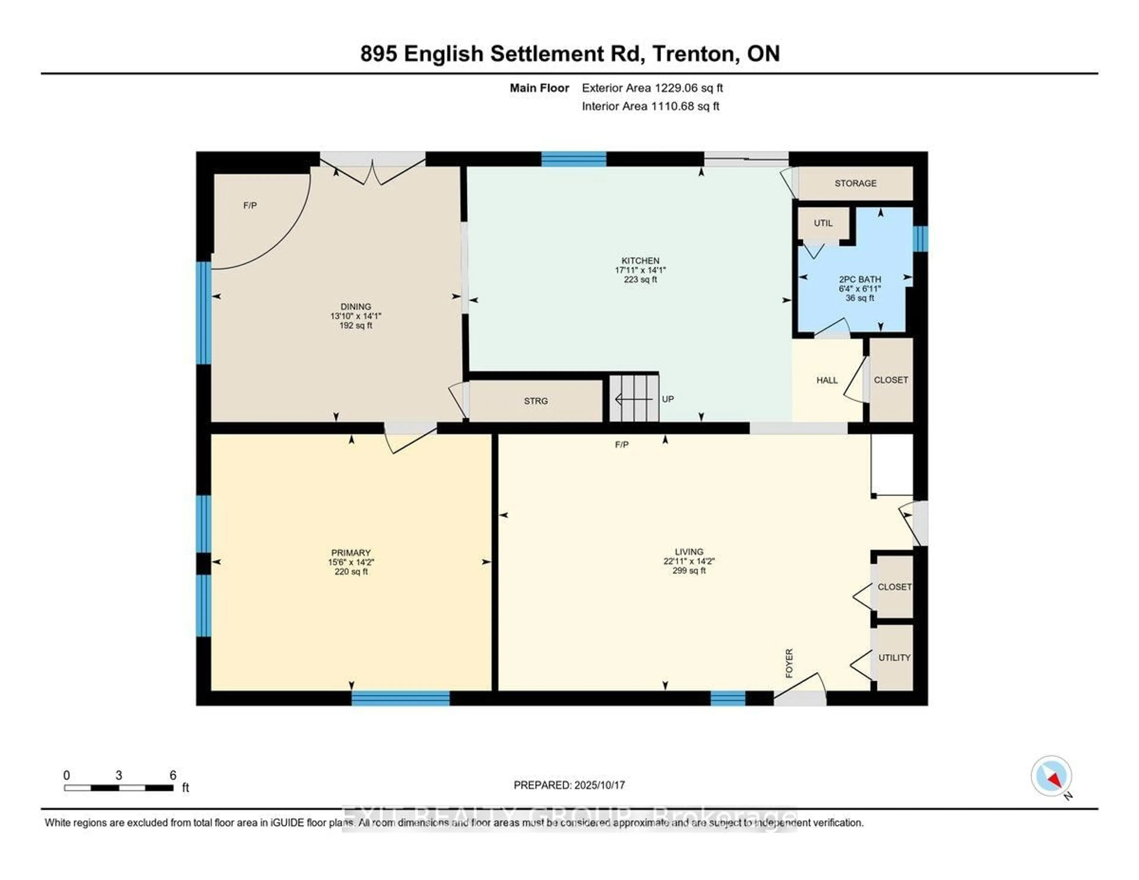 Floor plan for 895 English Settlement Rd, Trenton Ontario K8V 5P7