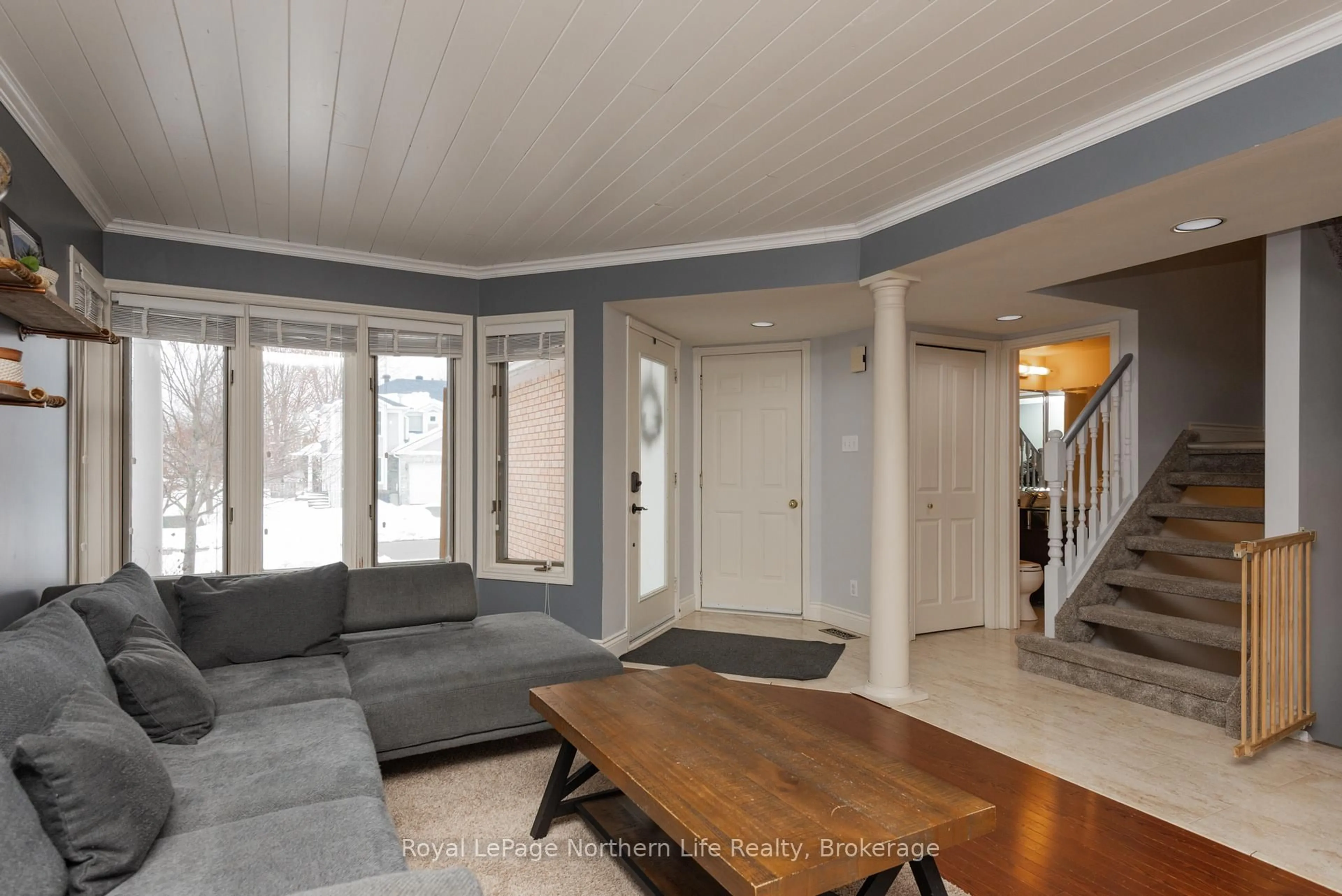 Living room with furniture, unknown for 235 Labreche Dr, North Bay Ontario P1A 4J6