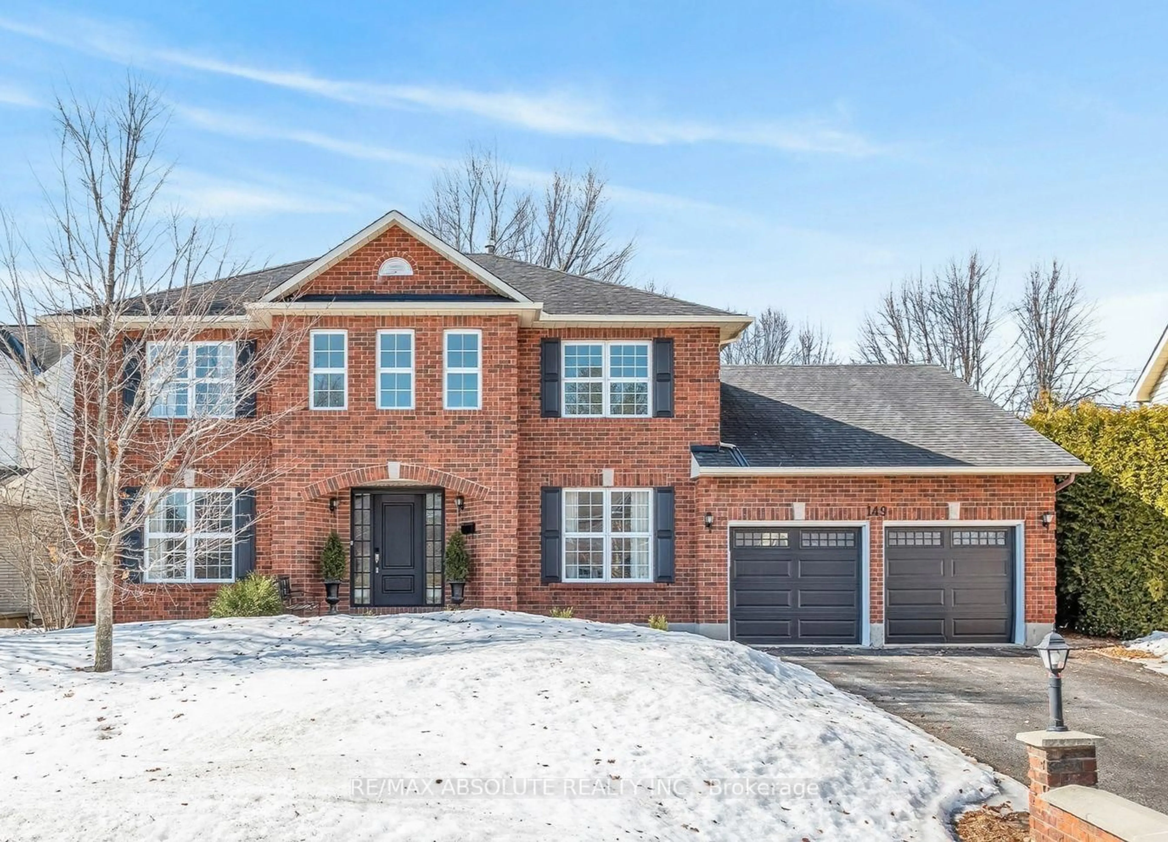 Home with brick exterior material, street for 149 Lanigan Cres, Stittsville Ontario K2S 1G9