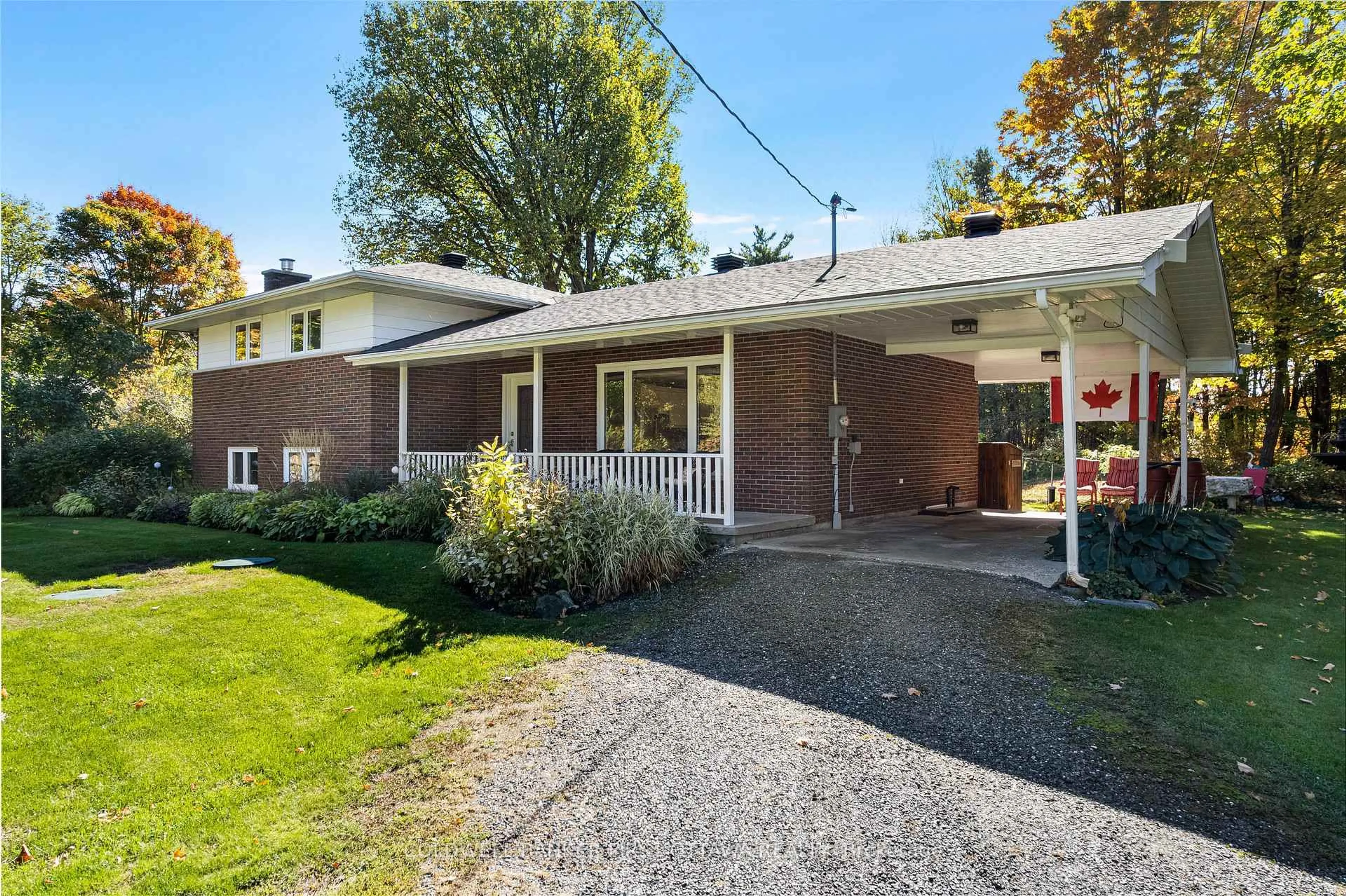 Home with brick exterior material, street for 2421 Rideau Ferry Rd, Perth Ontario K7H 3C7
