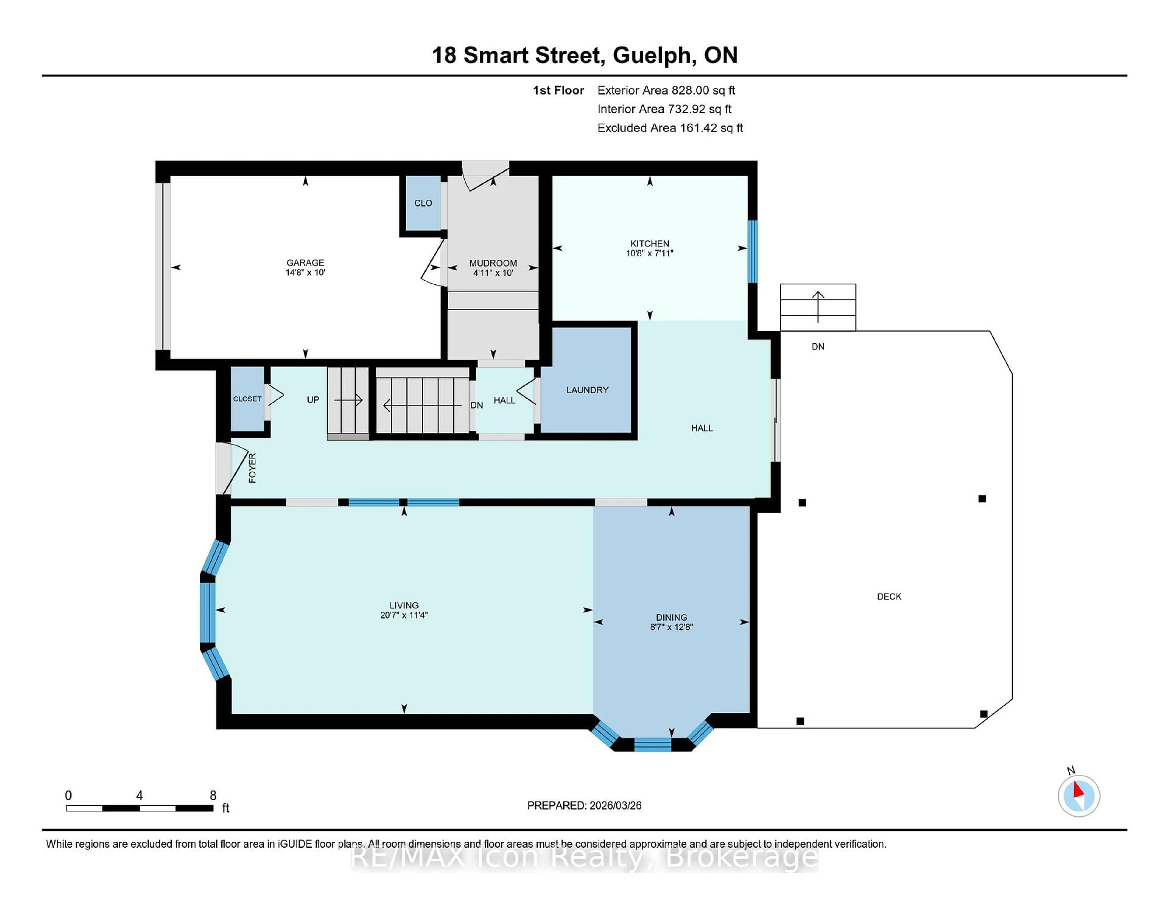 Floor plan for 18 Smart St, Guelph Ontario N1G 4L4