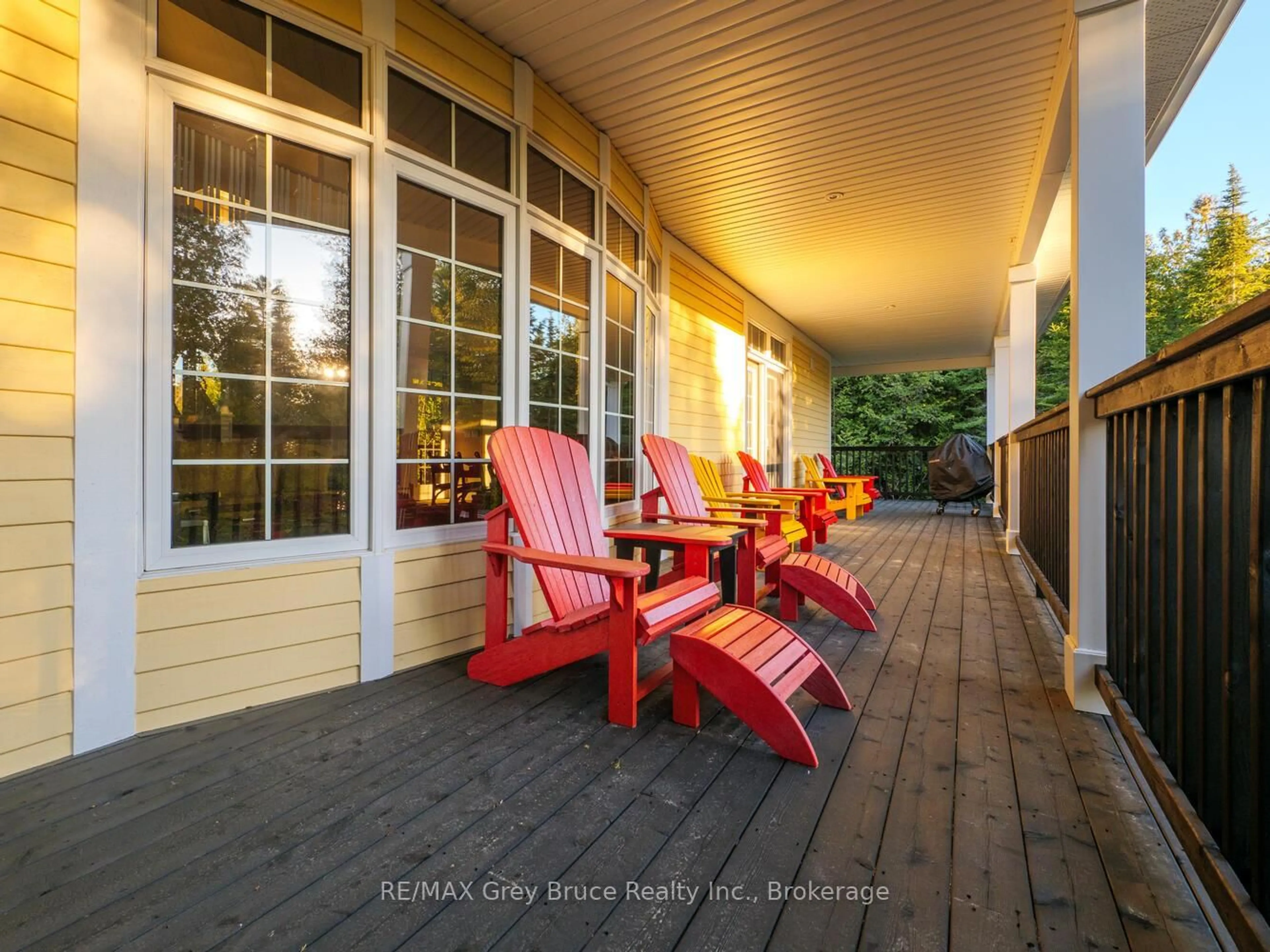 Patio, street for 90 Greenough Point Rd, Northern Bruce Peninsula Ontario N0H 1W0