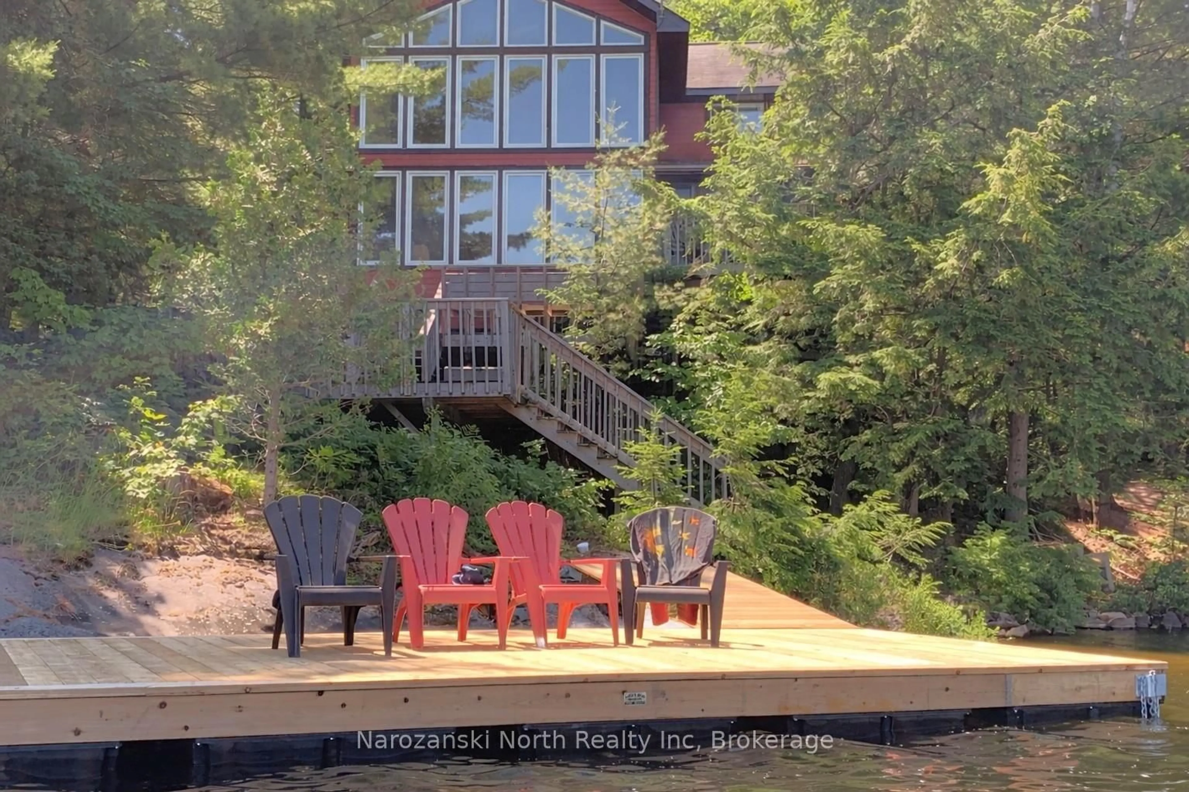 Patio, water/lake/river/ocean view for 848 C Carlyle Lake Rd, Killarney Ontario P0M 2A0