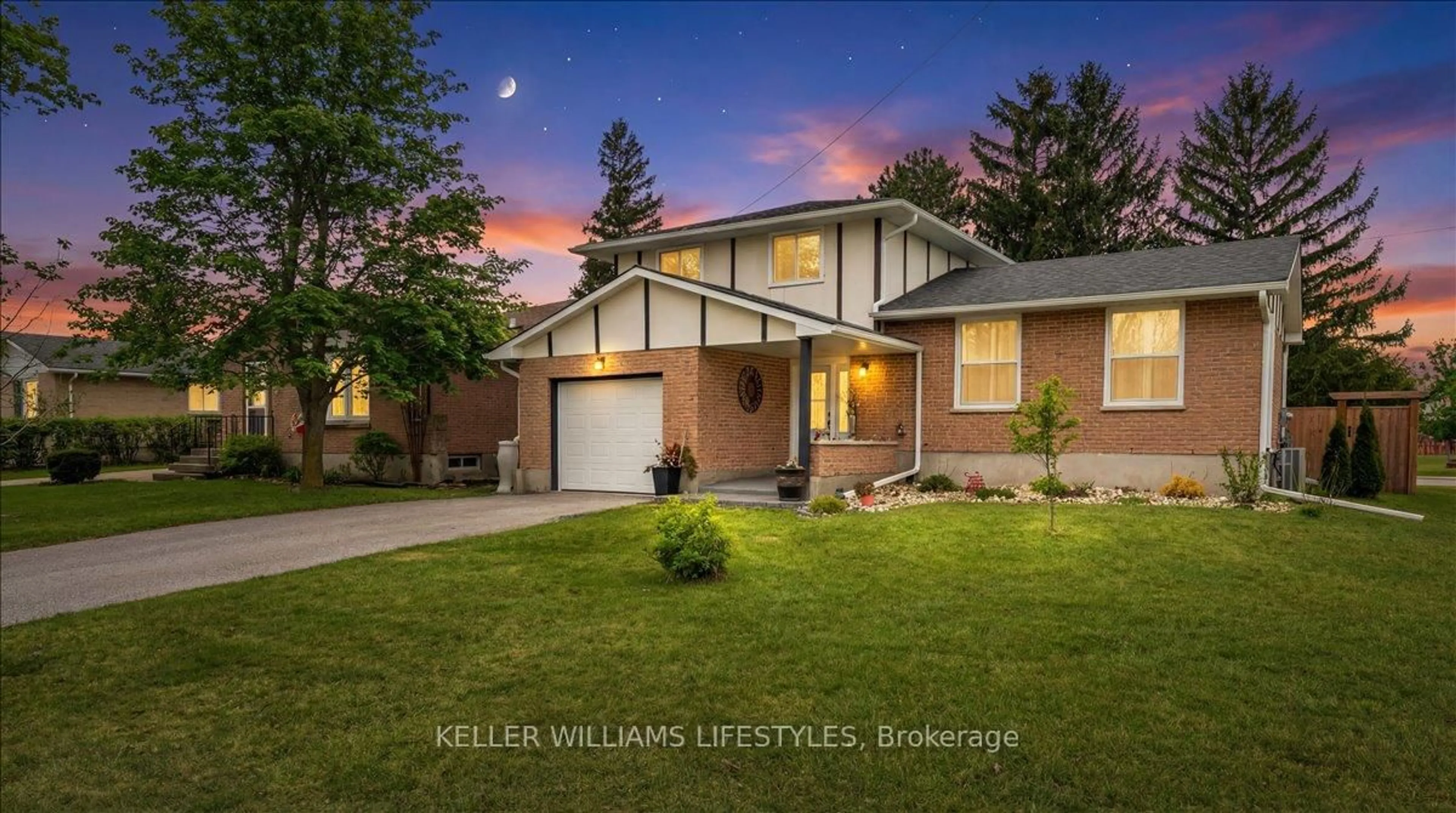 Home with brick exterior material, street for 2 Juniper Pl, Lambton Shores Ontario N0N 1J0