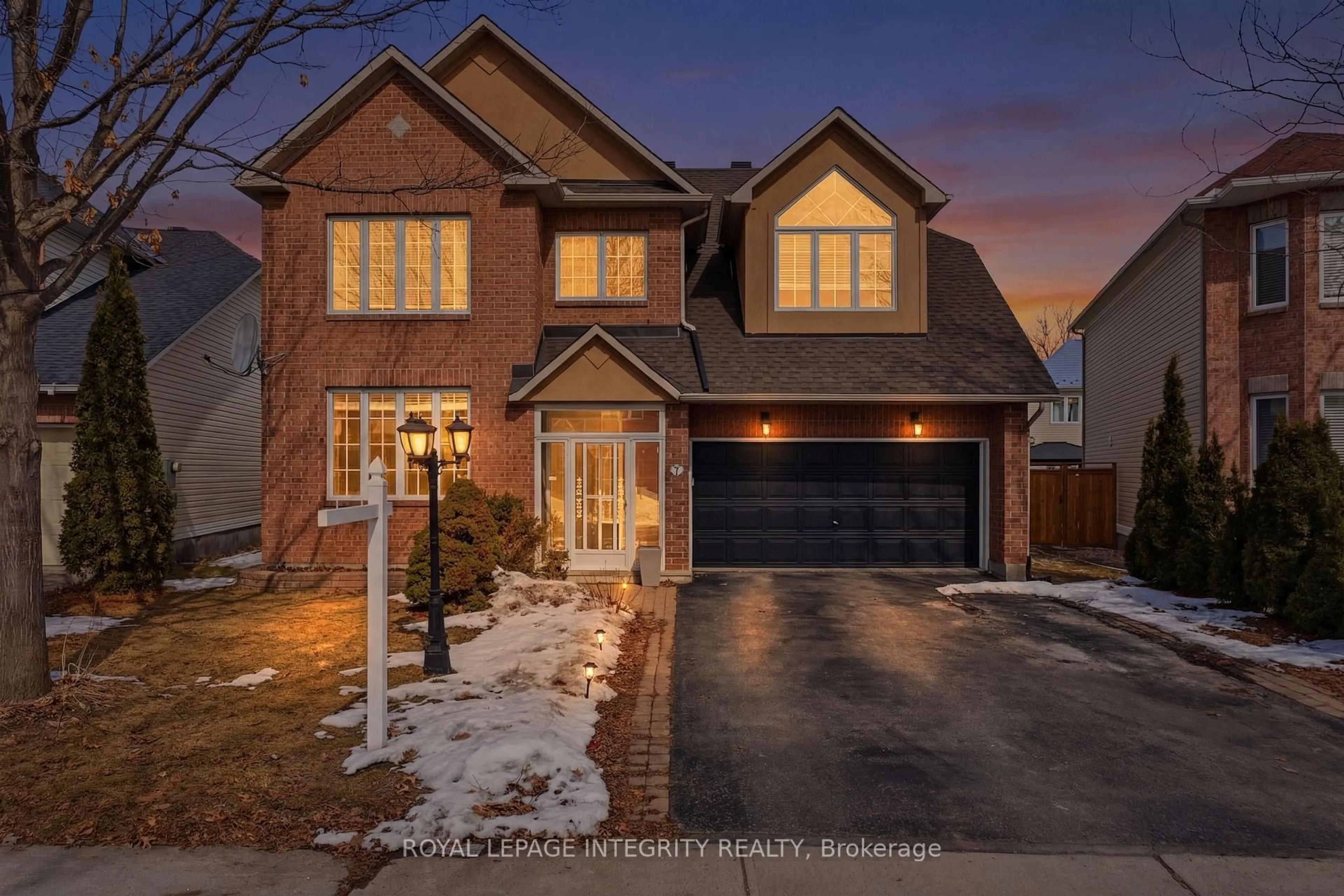 Home with brick exterior material, street for 7 Len Lunney Cres, Ottawa Ontario K2G 6X6