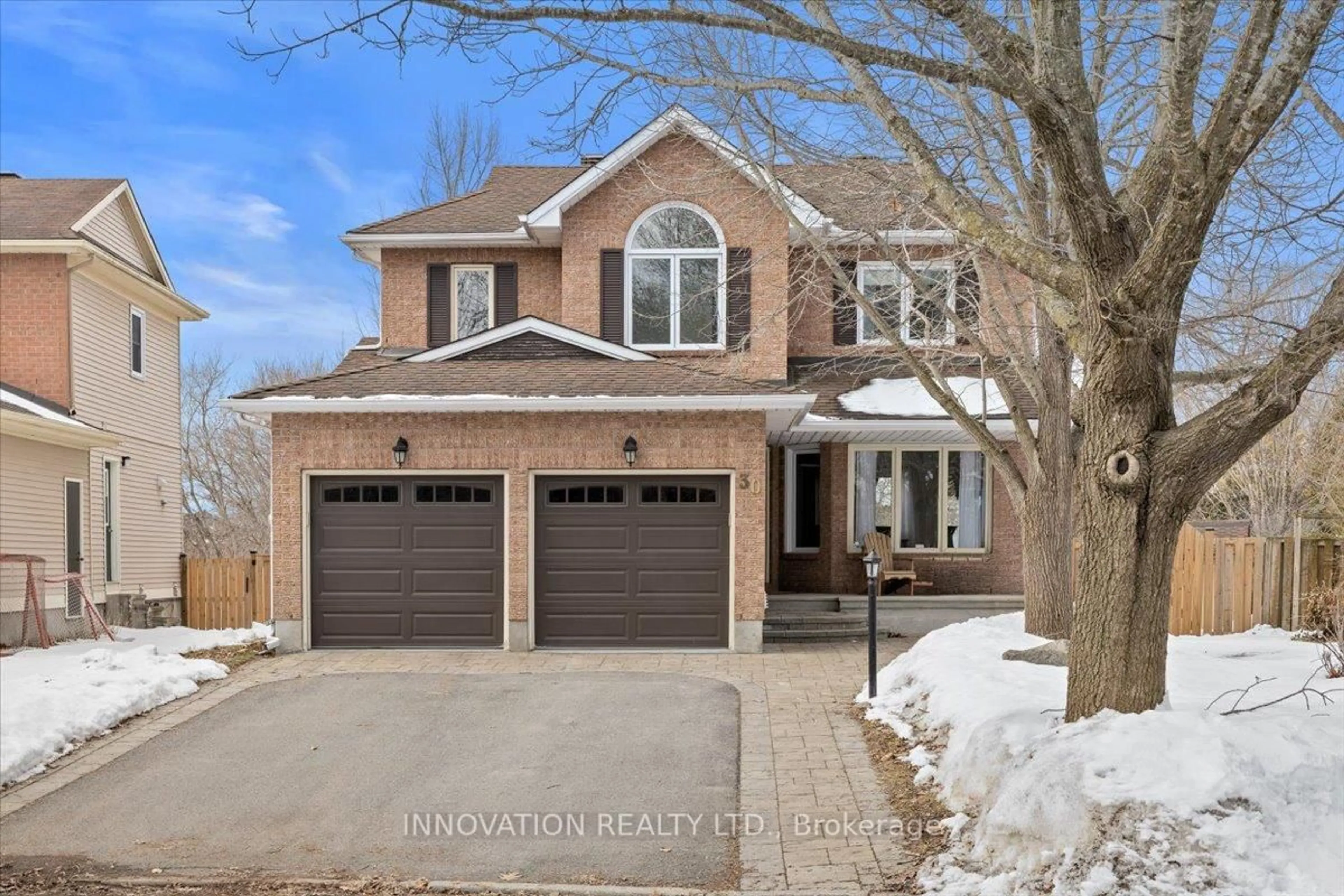 Home with brick exterior material, street for 30 Fernbrook Pl, Kanata Ontario K2M 2L8