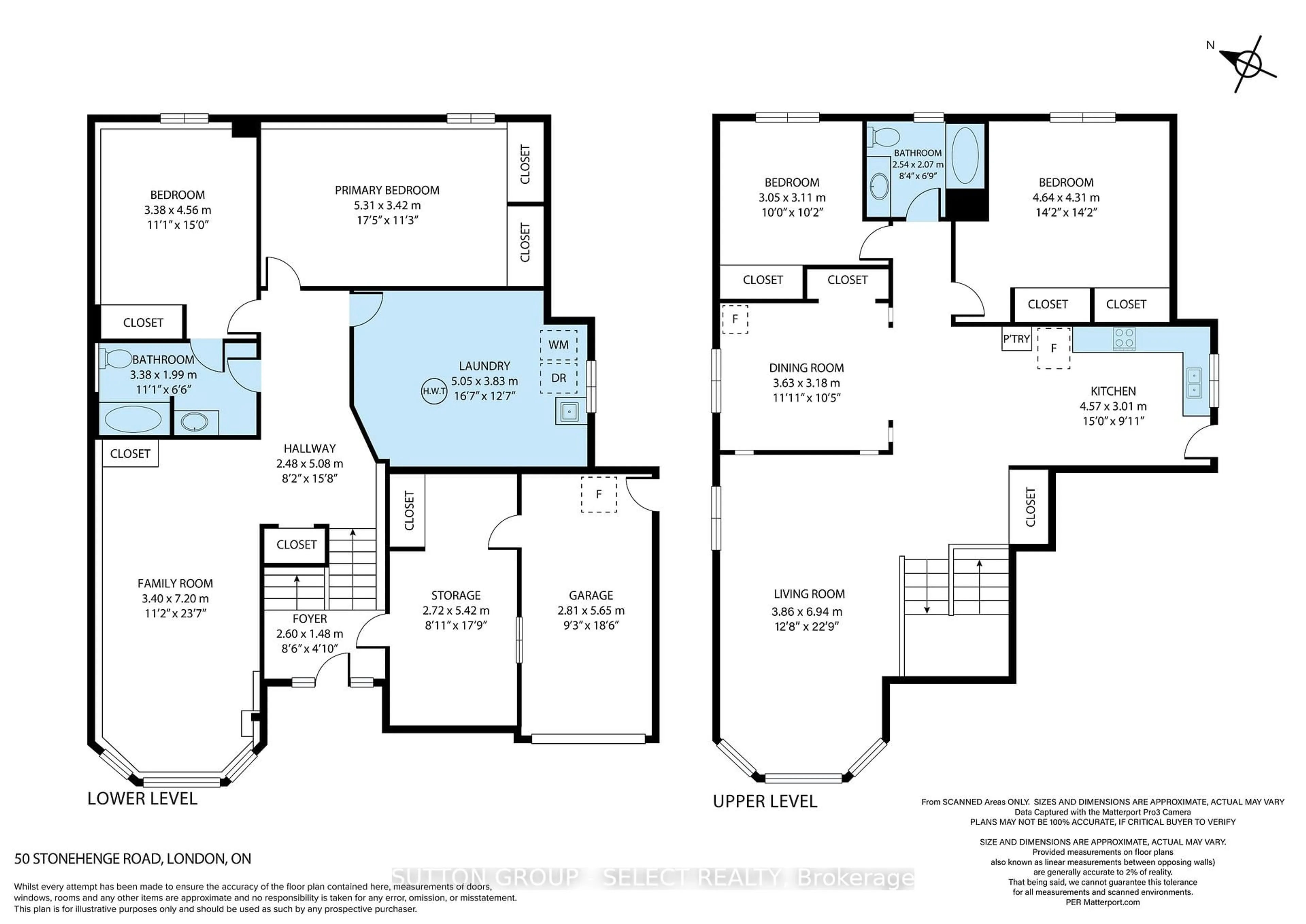 Floor plan for 50 Stonehenge Rd, London East Ontario N5V 4M6