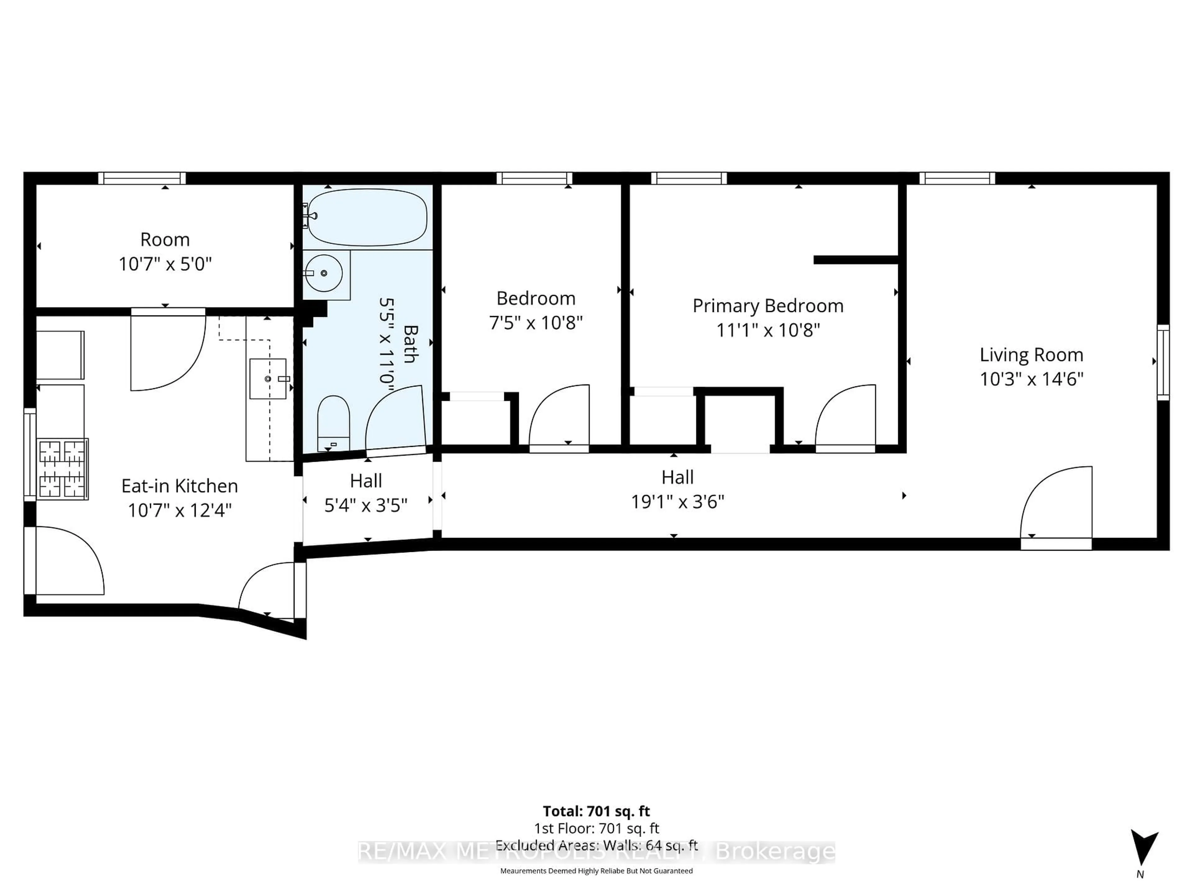 Floor plan for 130-132 Forsyth St, Sarnia Ontario N7T 3A7