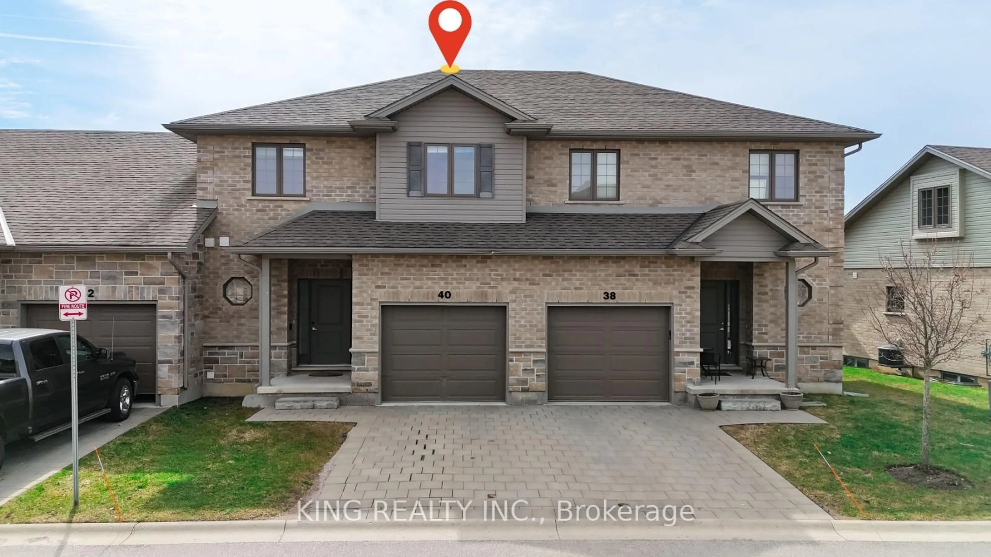 Home with brick exterior material, street for 2910 Tokala Tr #40, London North Ontario N6G 5B4