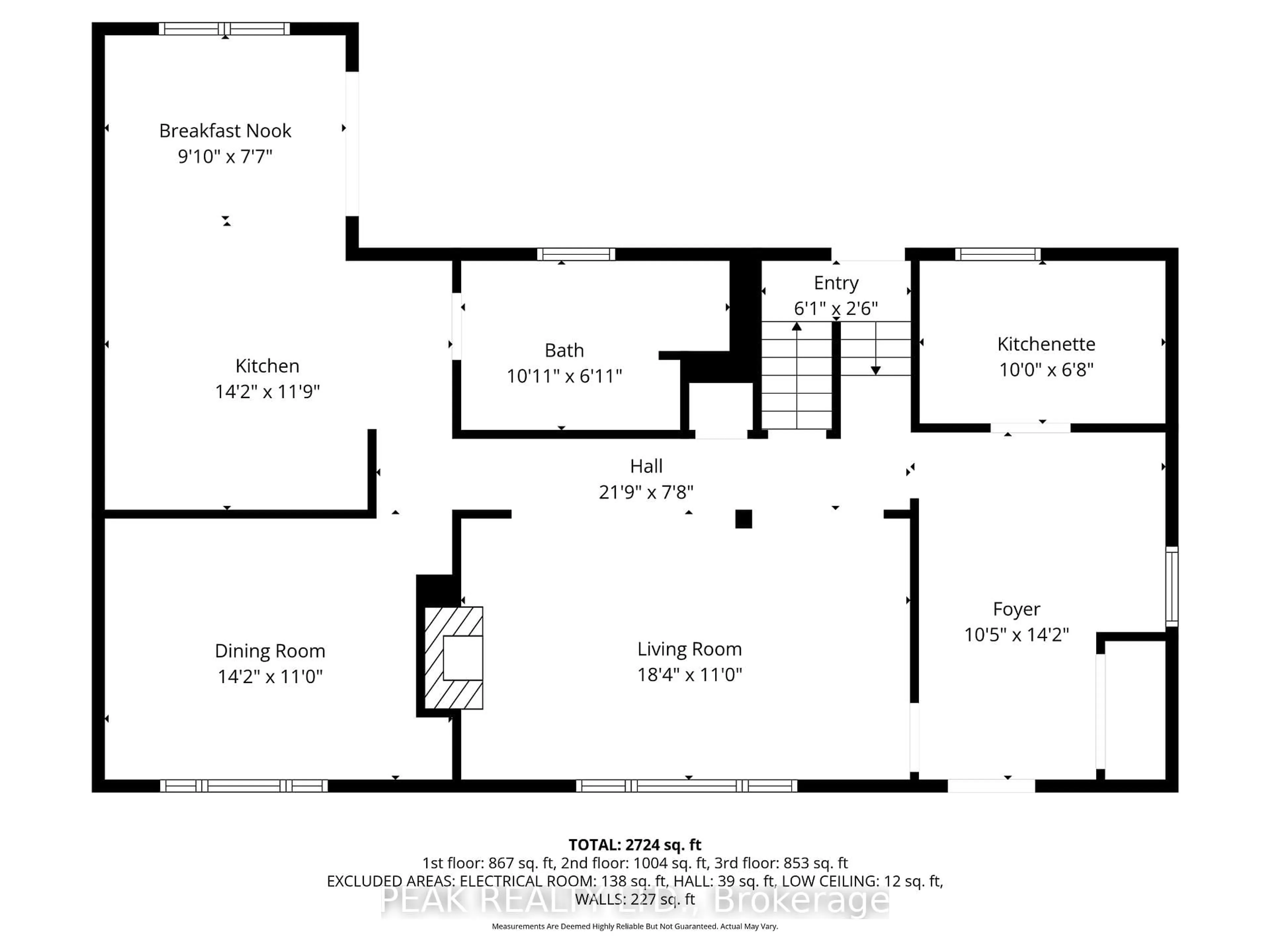Floor plan for 86 Elm St, Brantford Ontario N3R 4V2