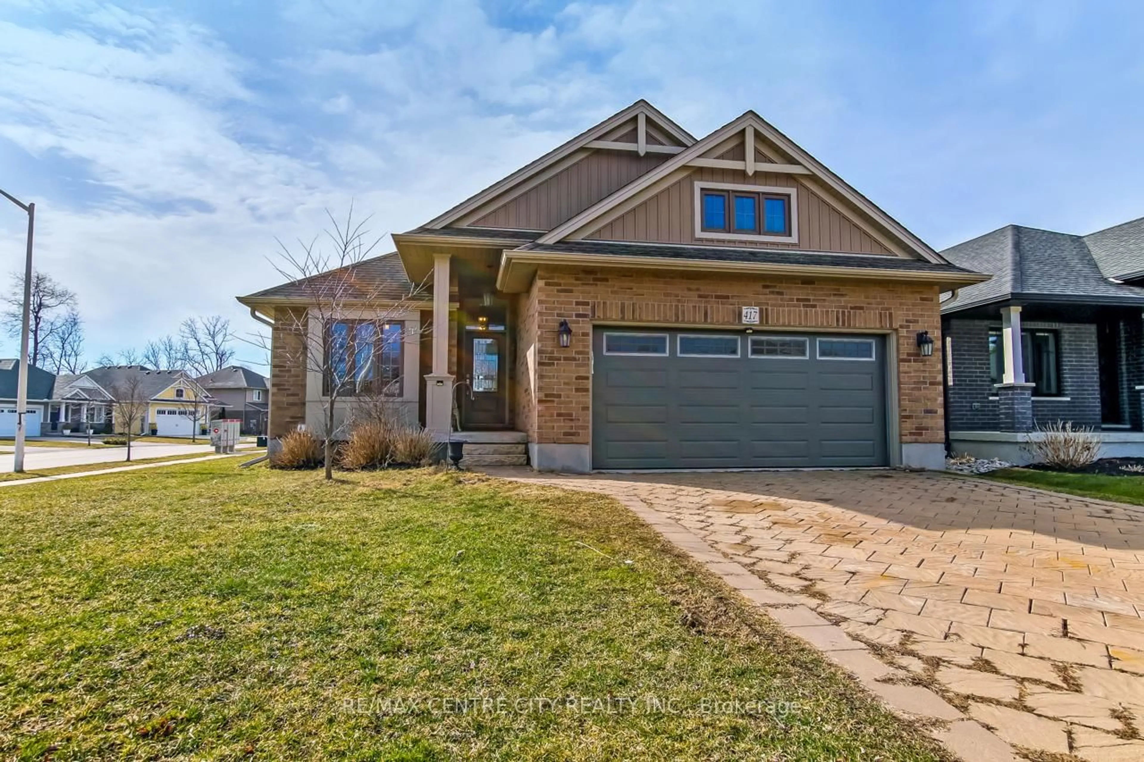 Home with brick exterior material, street for 417 Beamish St, Central Elgin Ontario N5L 0A7