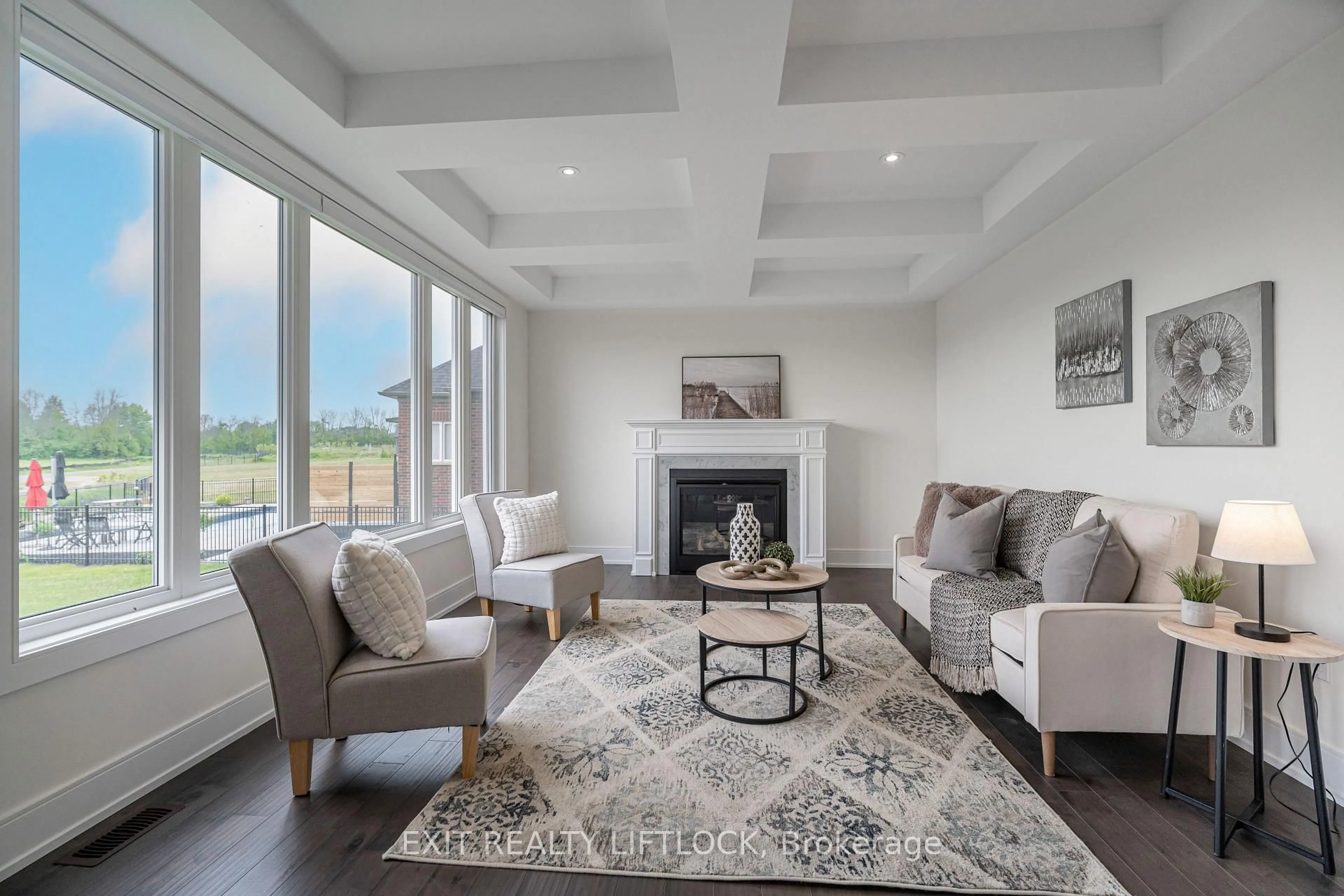 Living room with furniture, unknown for 9 Wishing Well Lane, Otonabee-South Monaghan Ontario K9J 0K6