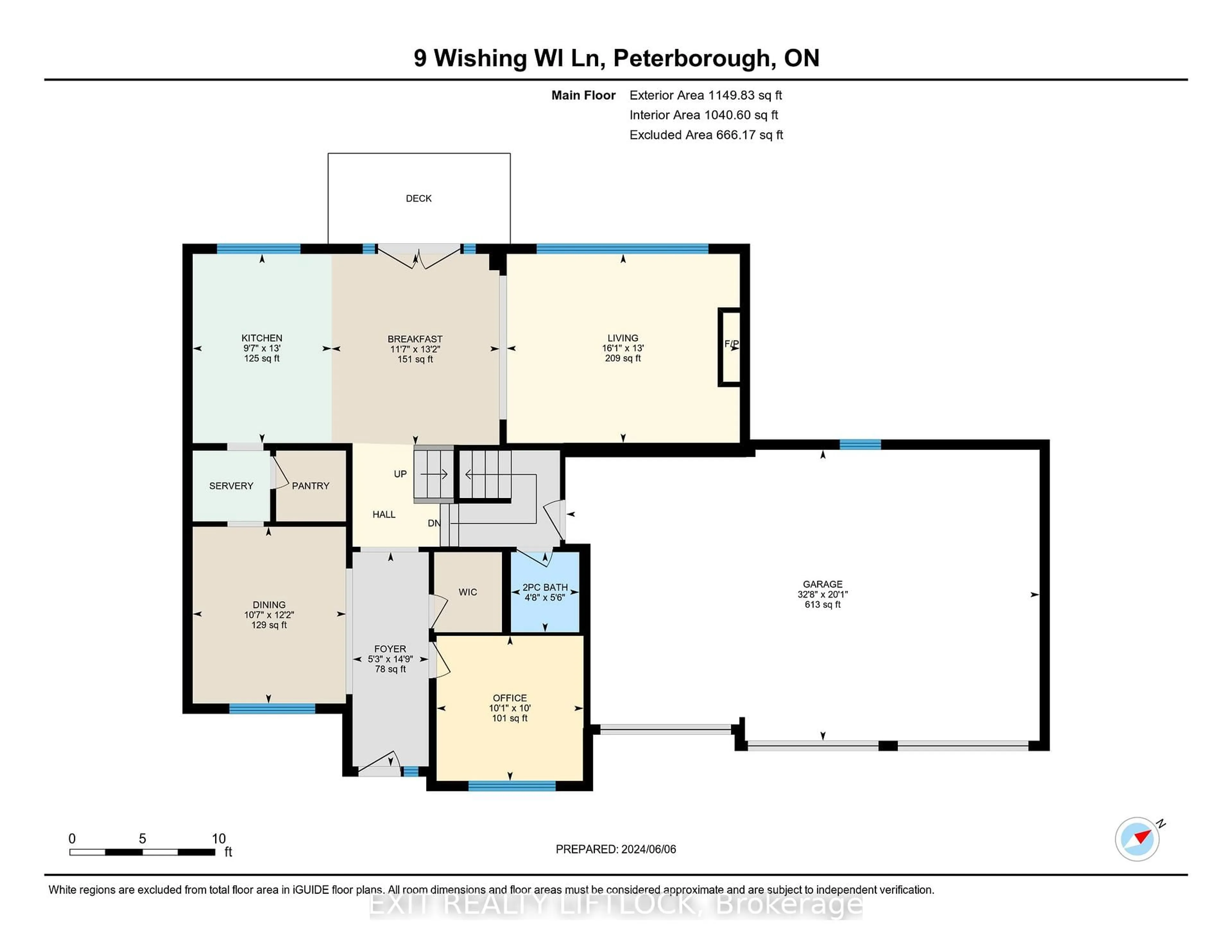 Floor plan for 9 Wishing Well Lane, Otonabee-South Monaghan Ontario K9J 0K6