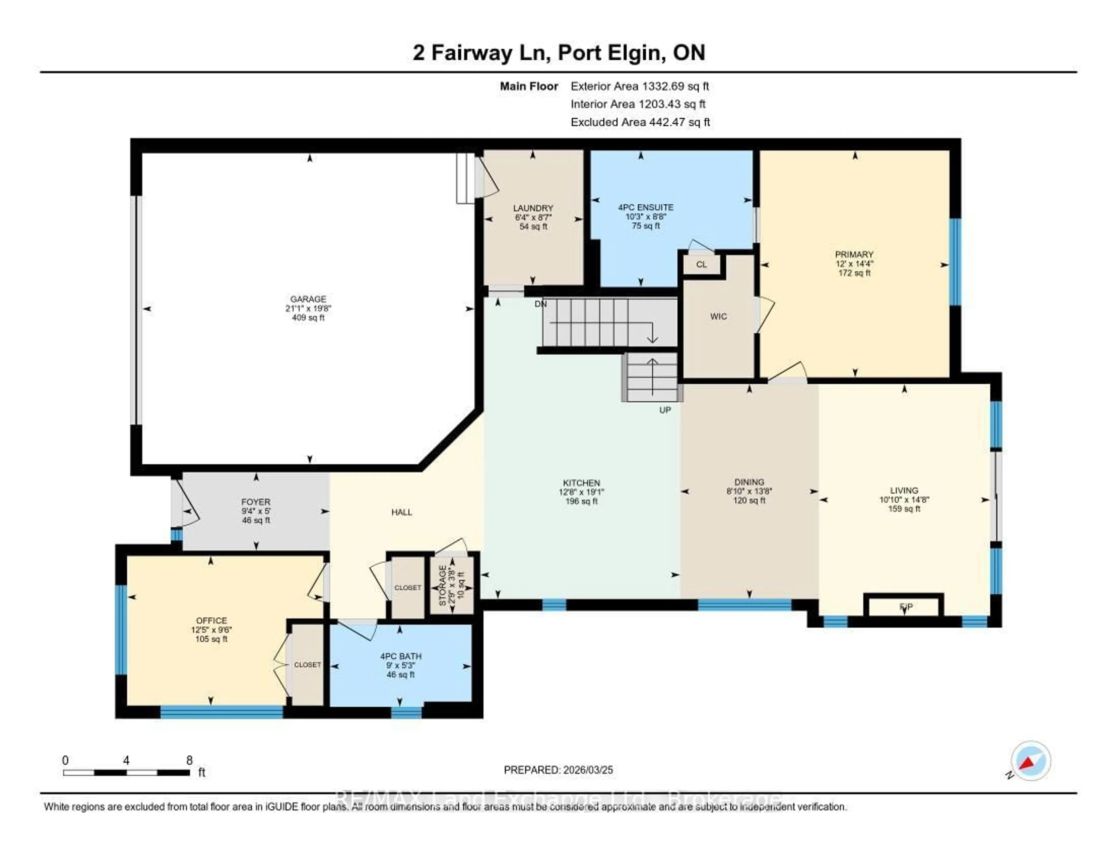 Floor plan for 2 Fairway Lane, Saugeen Shores Ontario N0H 2C3