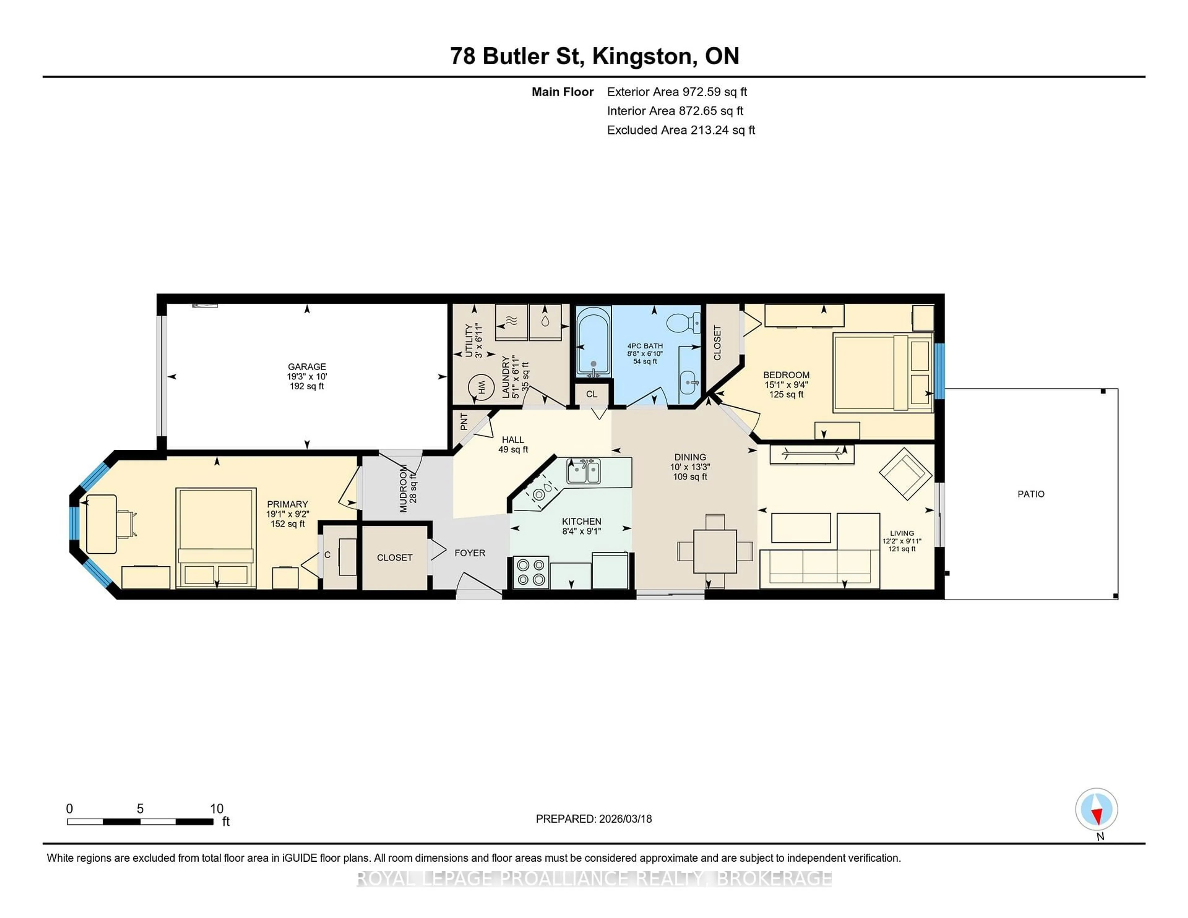 Floor plan for 78 Butler St, Kingston Ontario K7K 5A4