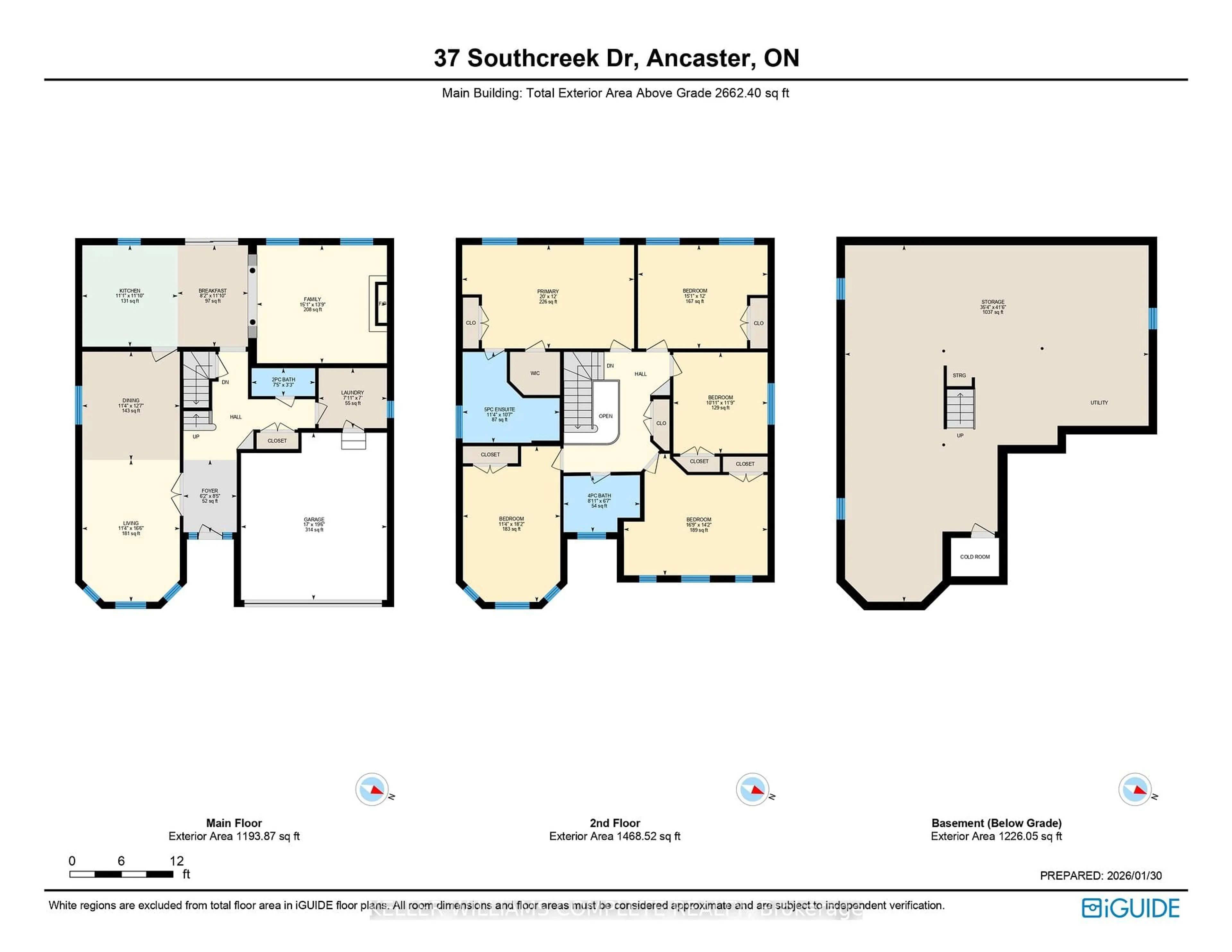 Floor plan for 37 Southcreek Dr, Hamilton Ontario L9K 1M2