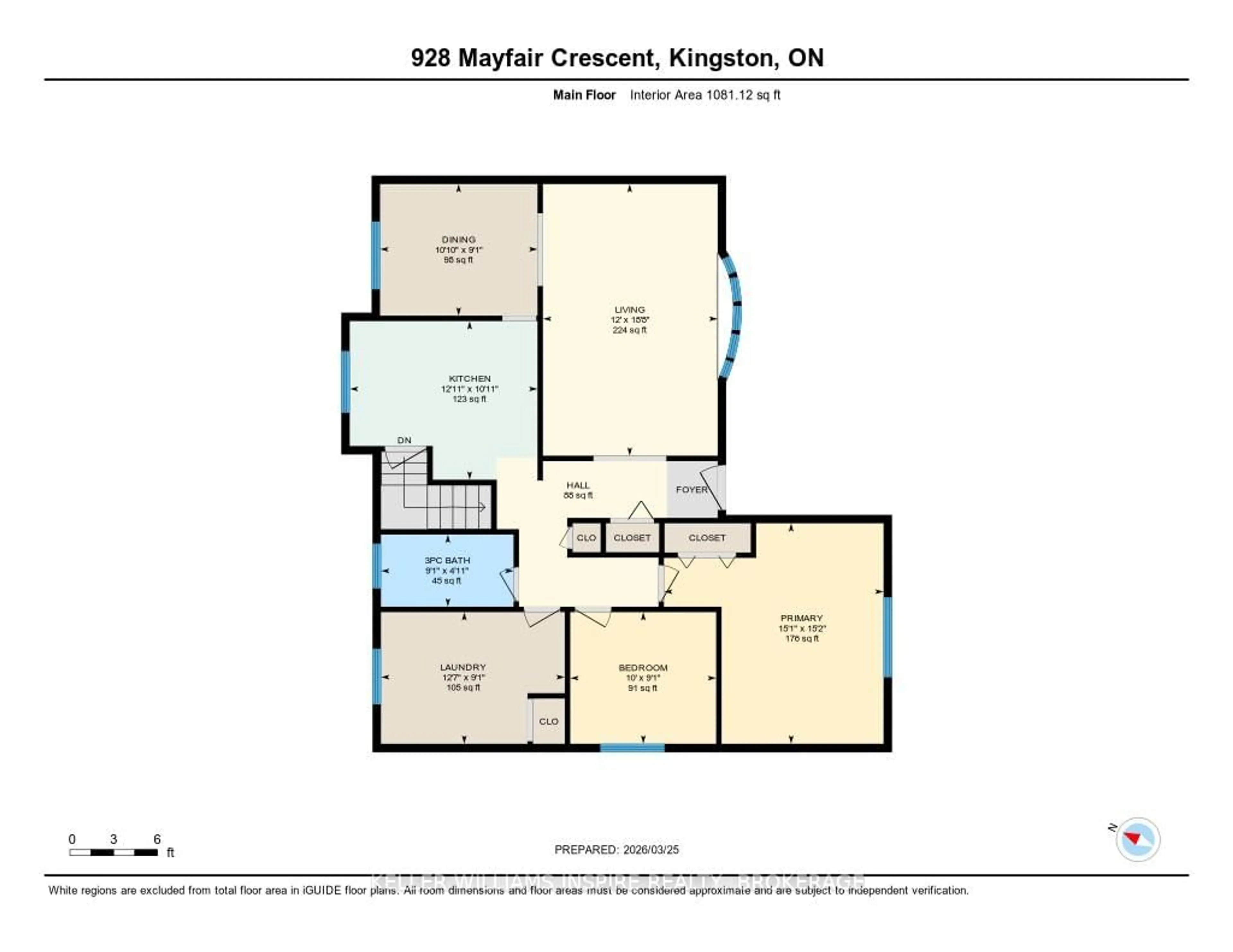 Floor plan for 928 Mayfair Cres, Kingston Ontario K7M 5S6