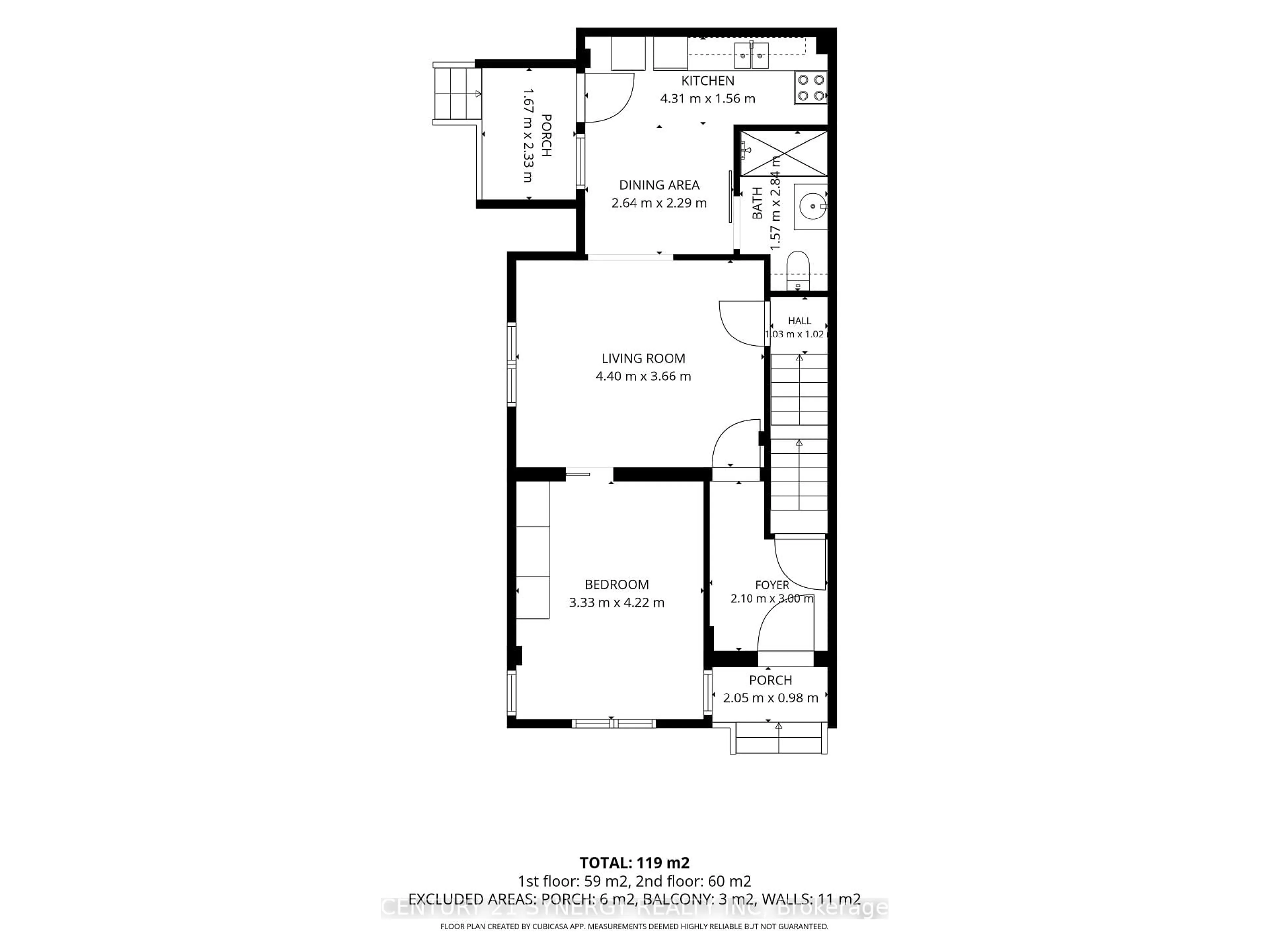 Floor plan for 164 Chambers St, Smiths Falls Ontario K7A 2Z4