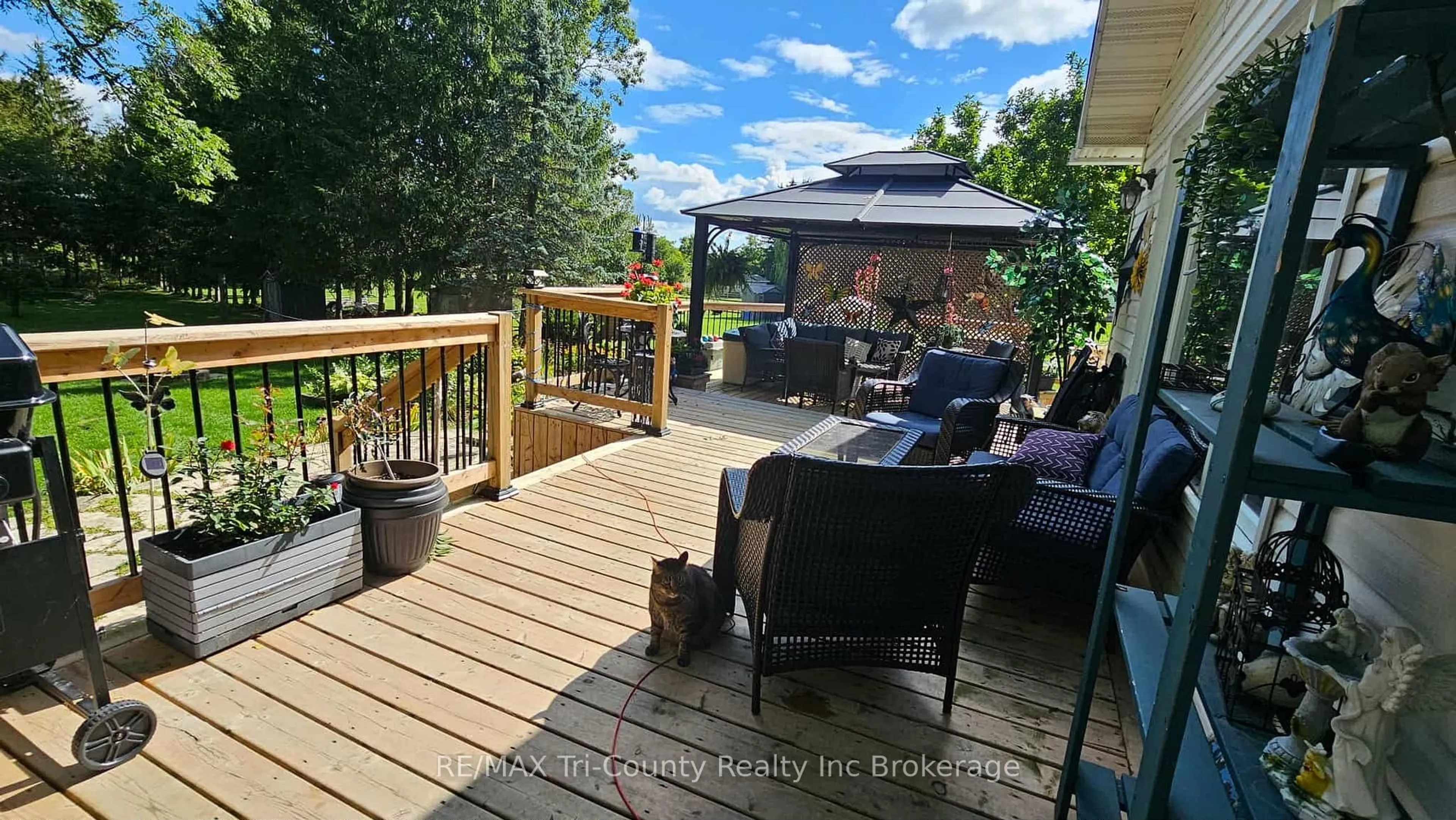 Patio, water/lake/river/ocean view for 27 Harpurhey Rd, Huron East Ontario N0K 1W0