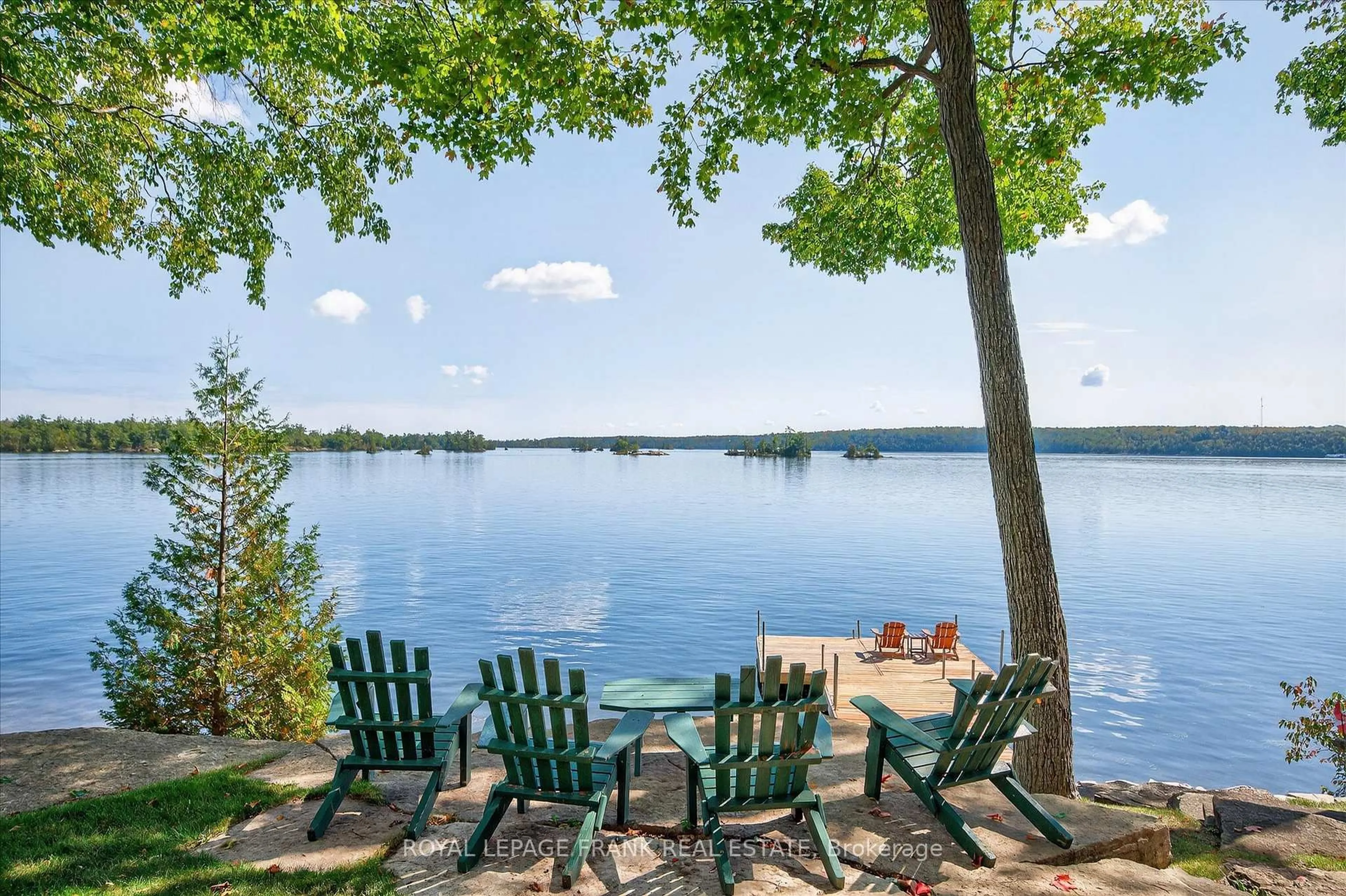 Patio, water/lake/river/ocean view for 3081 Beachwood Dr, Selwyn Ontario K0L 2H0