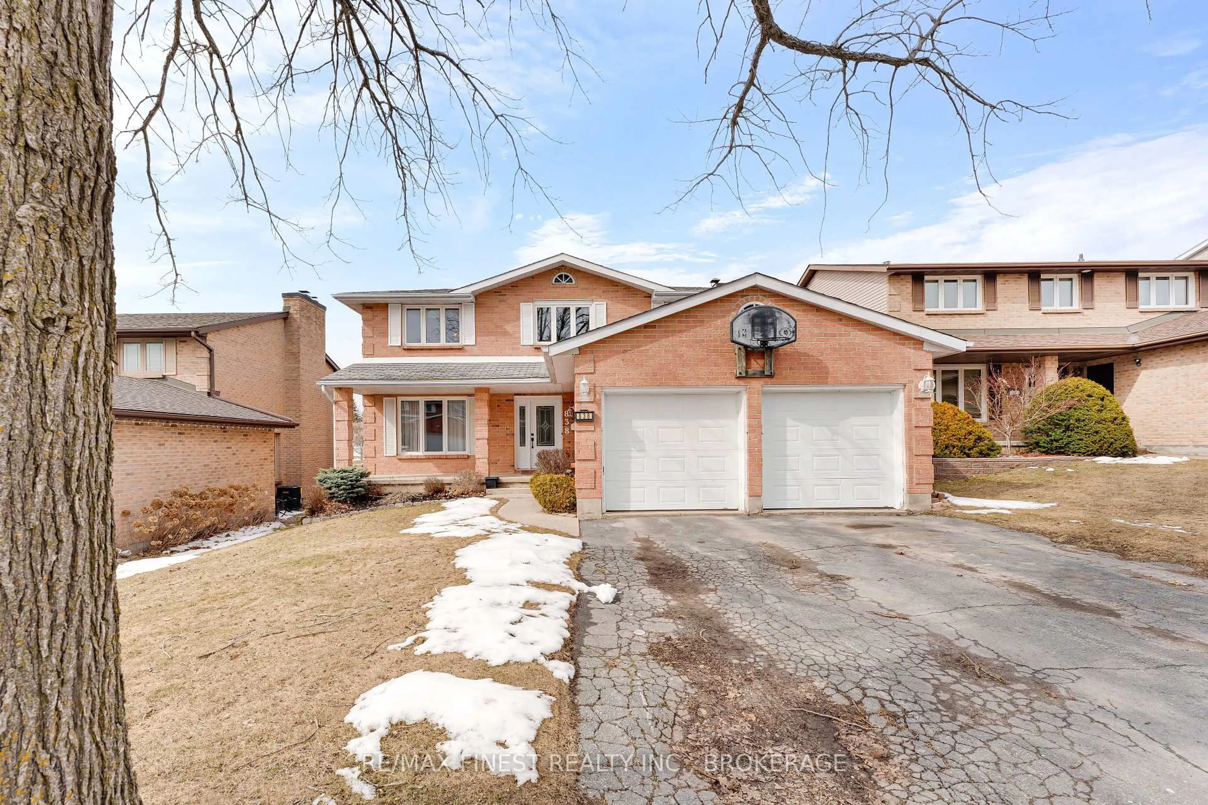 Home with brick exterior material, street for 838 Woodside Dr, Kingston Ontario K7P 1T2