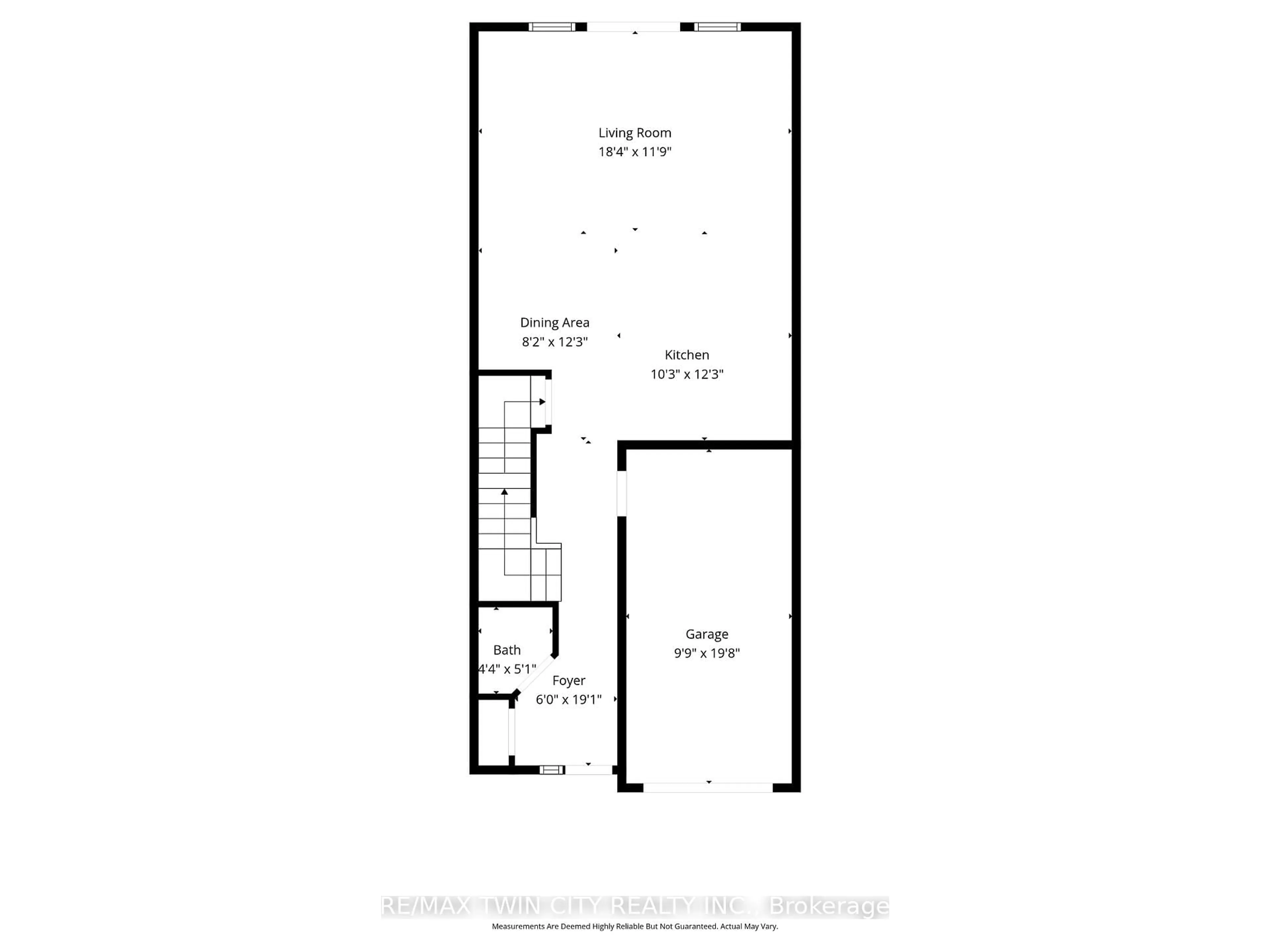Floor plan for 50 Bute St #10, North Dumfries Ontario N0B 1E0