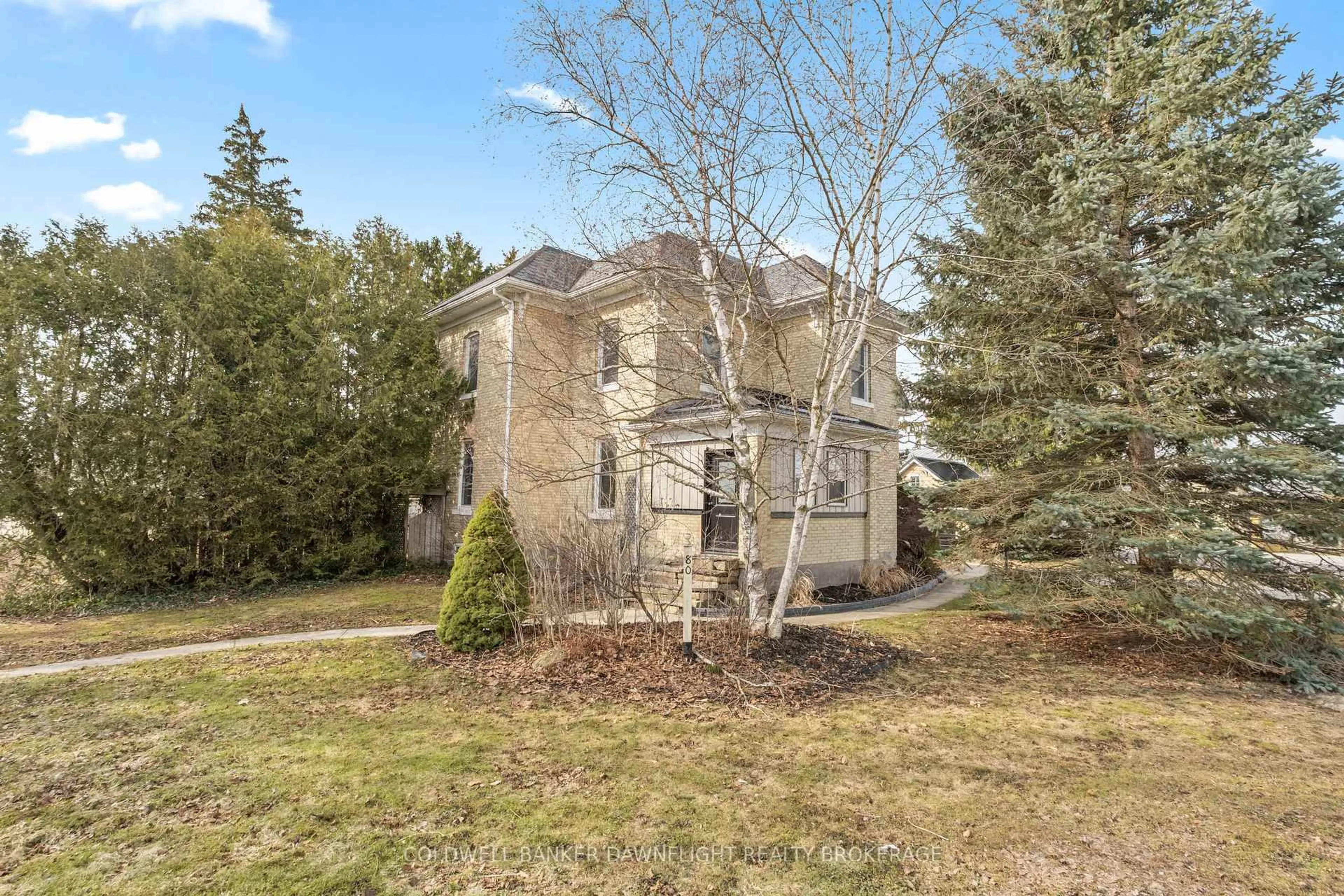 A pic from outside/outdoor area/front of a property/back of a property/a pic from drone, street for 80 Nelson St, Bluewater Ontario N0M 1X0