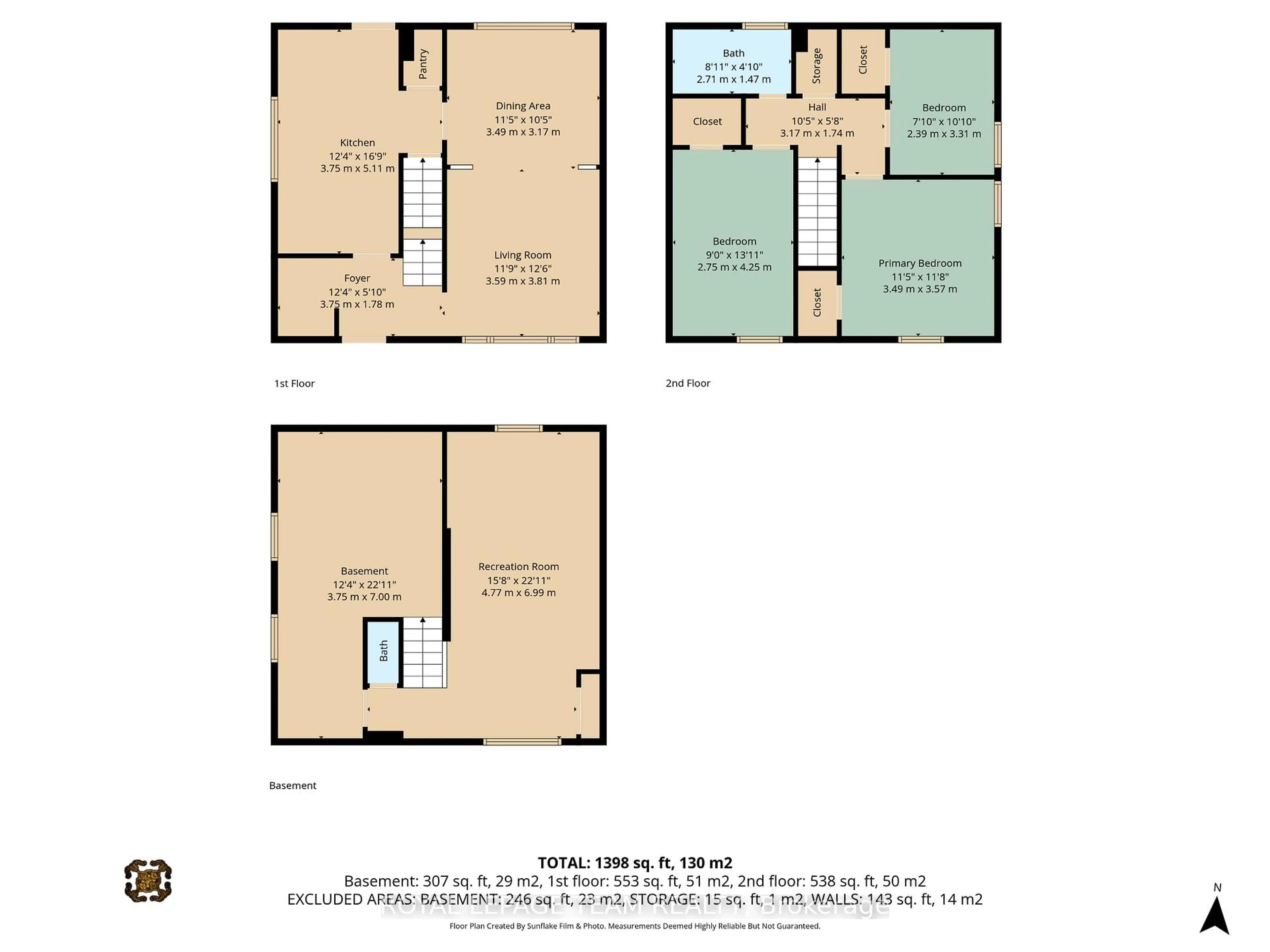Floor plan for 87 Ontario St, Ottawa Ontario K1K 1K8