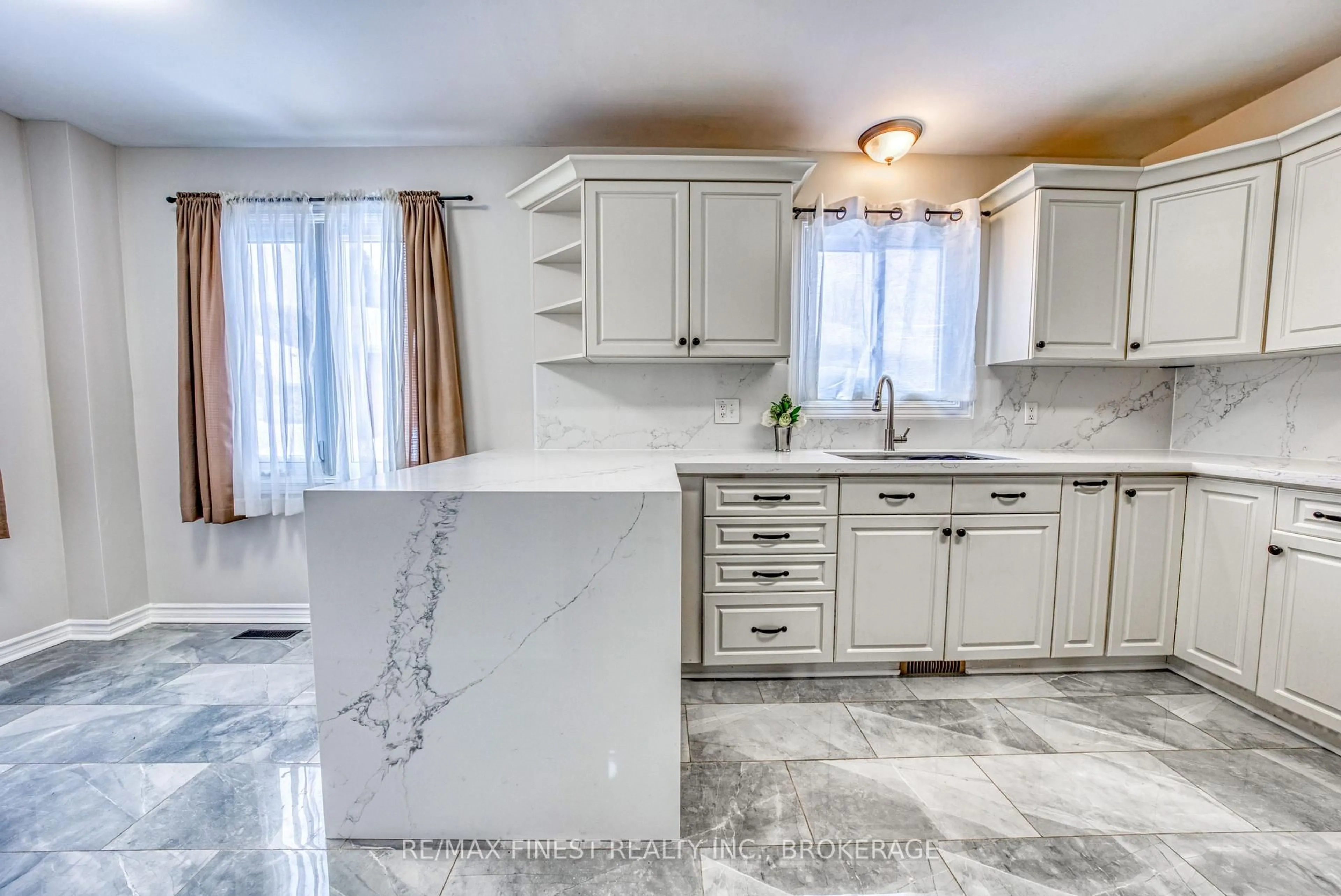 Contemporary kitchen, ceramic/tile floor for 691 Muirfield Cres, Kingston Ontario K7M 8E7