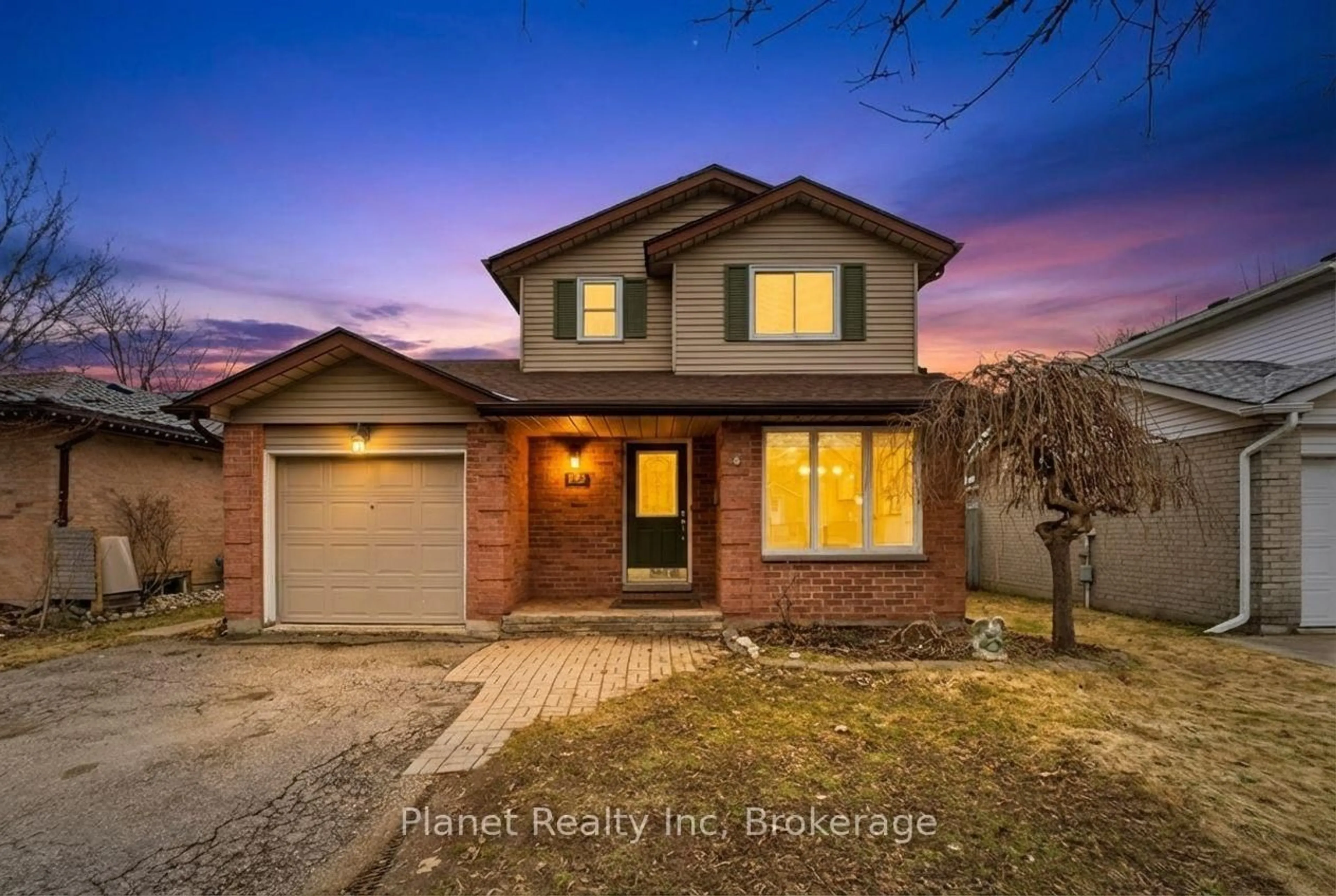 Home with brick exterior material, street for 155 Foxhunt Rd, Waterloo Ontario N2K 2R8