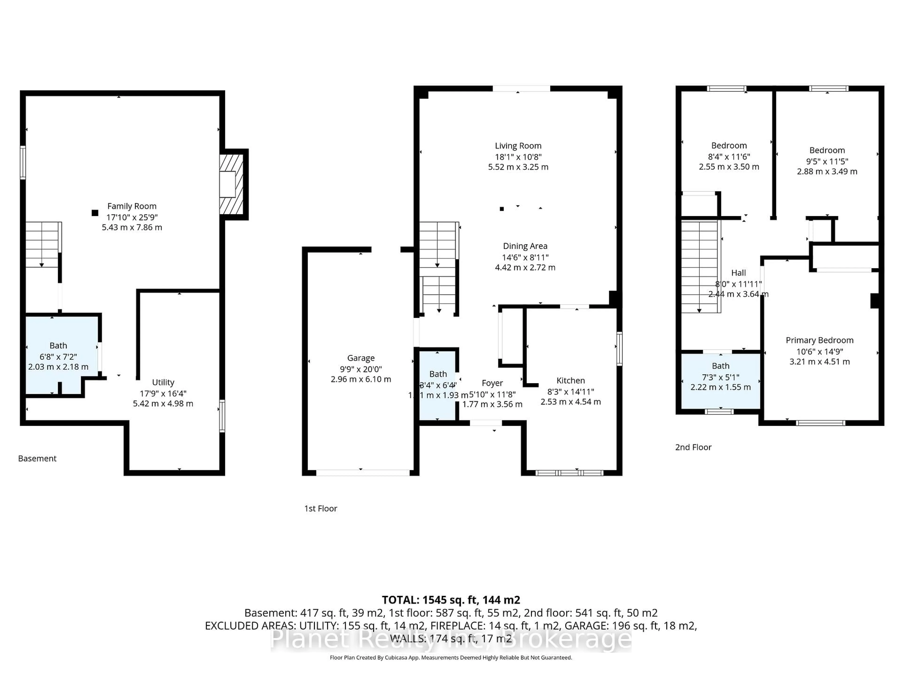 Floor plan for 155 Foxhunt Rd, Waterloo Ontario N2K 2R8