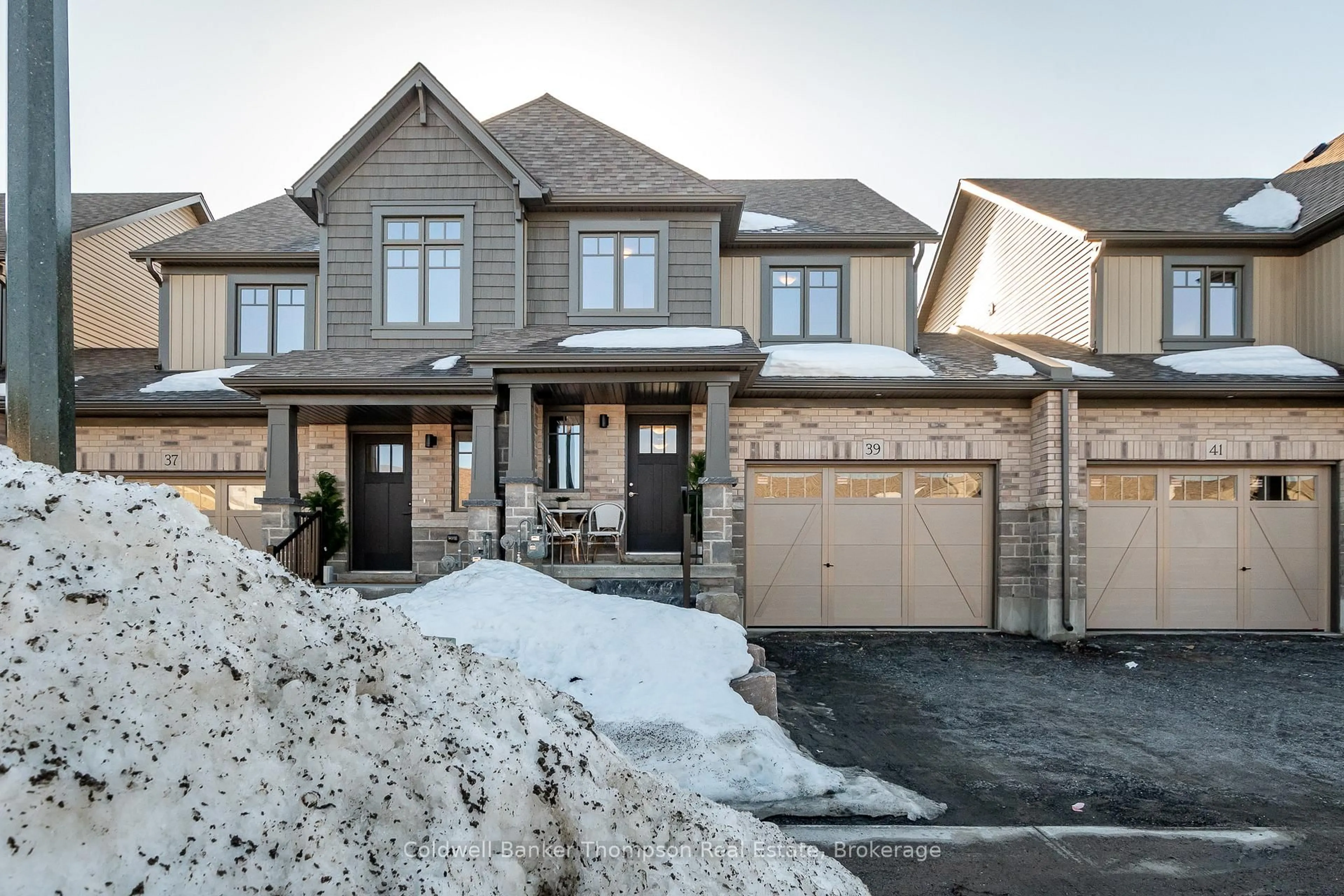 Home with brick exterior material, street for 39 Charles Morley Blvd, Huntsville Ontario P1H 0G5