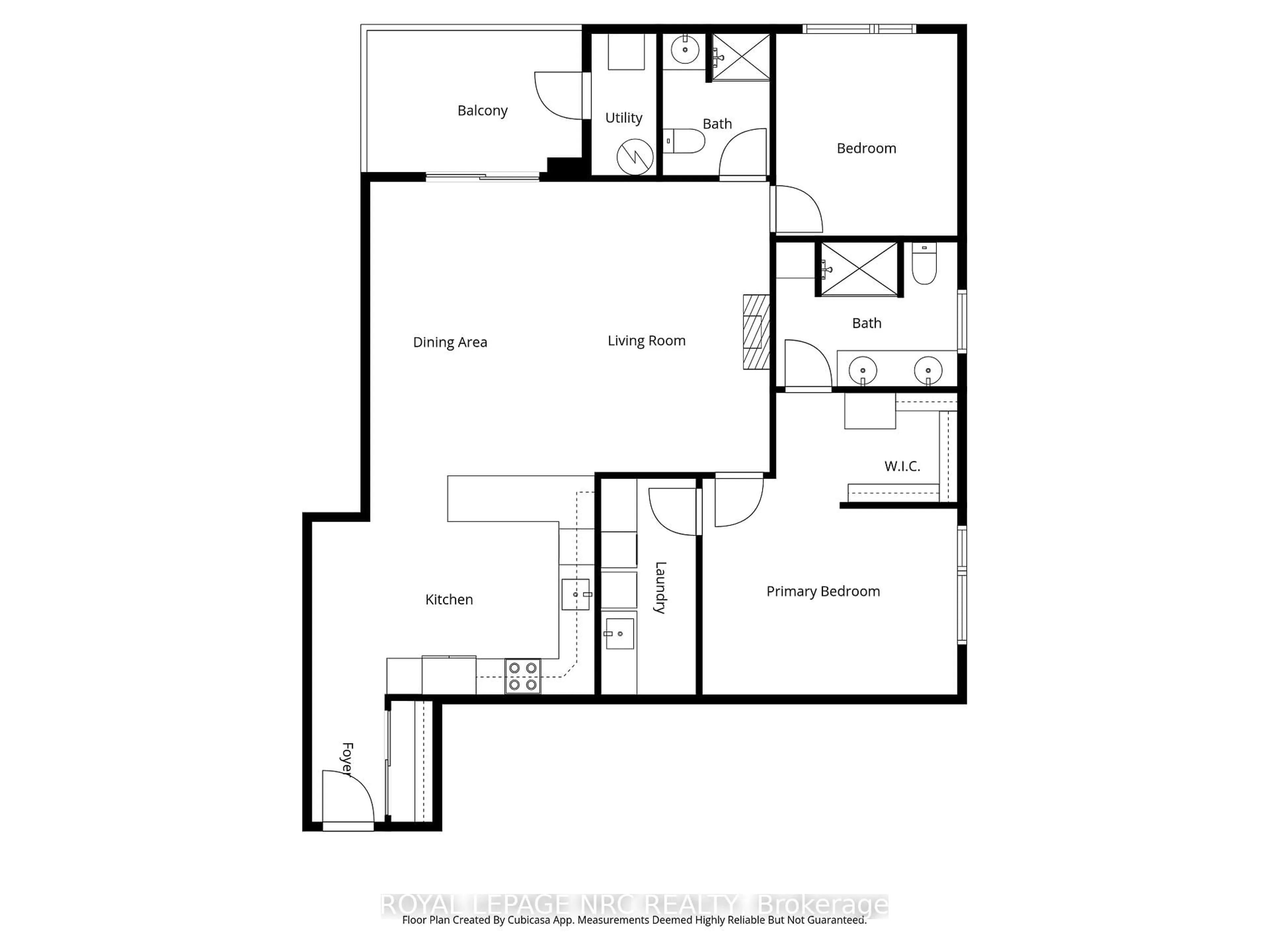 Floor plan for 379 Scott St #401, St. Catharines Ontario L2M 3W2
